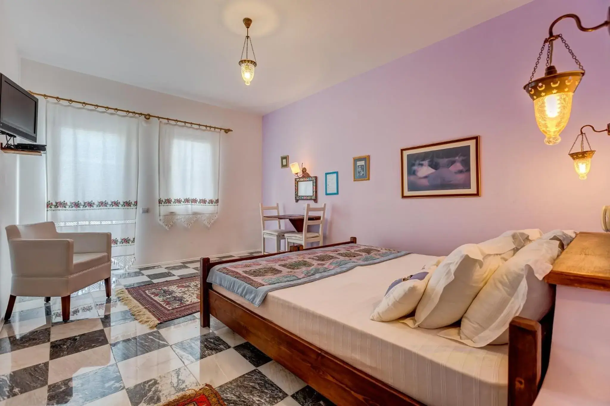 Twin Room with Balcony in Datca Villa Asina Twin Room with Balcony in Datca Villa Asina