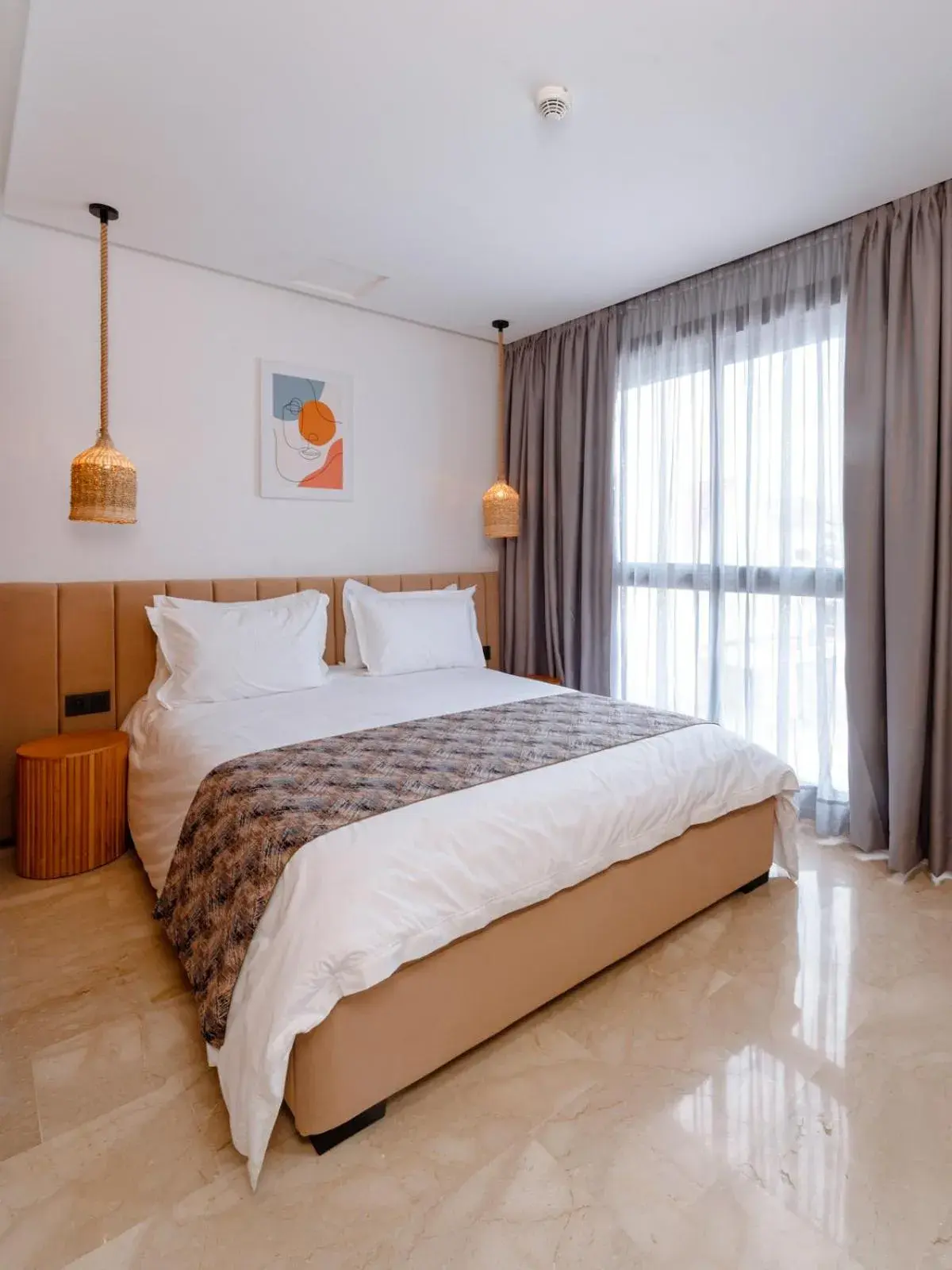 Bed in Spinoza House Suite de luxe Casablanca - Maarif Bed in Spinoza House Suite de luxe Casablanca - Maarif