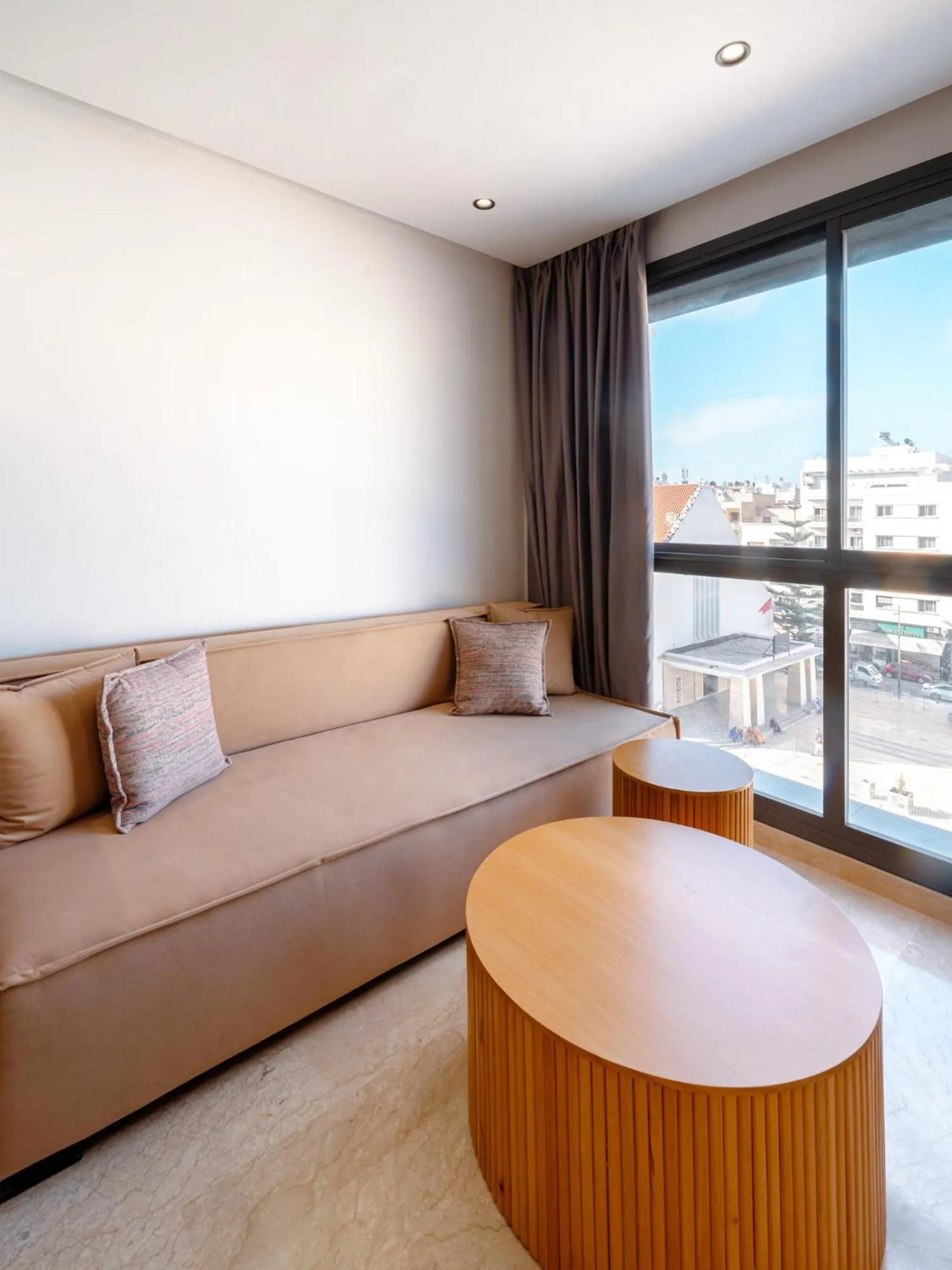 Living room in Spinoza House Appart Hôtel