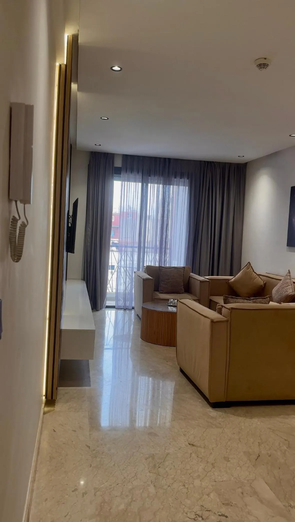 Living room in Spinoza House Appart Hôtel