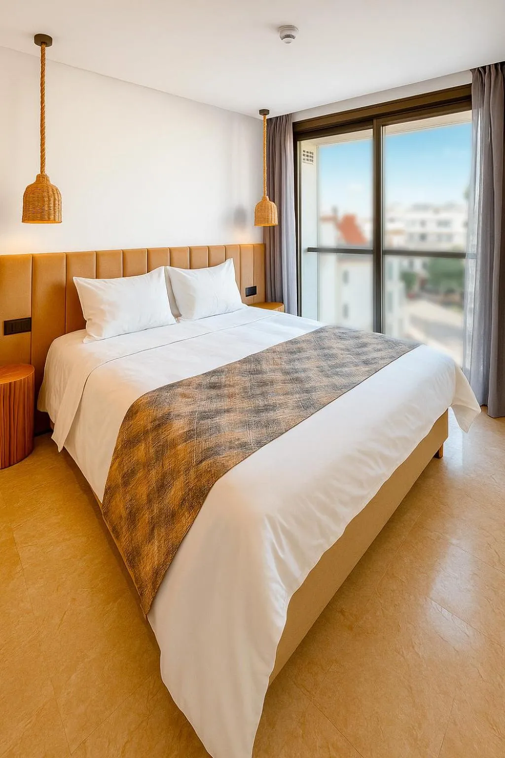 Bed in Spinoza House Appart Hôtel