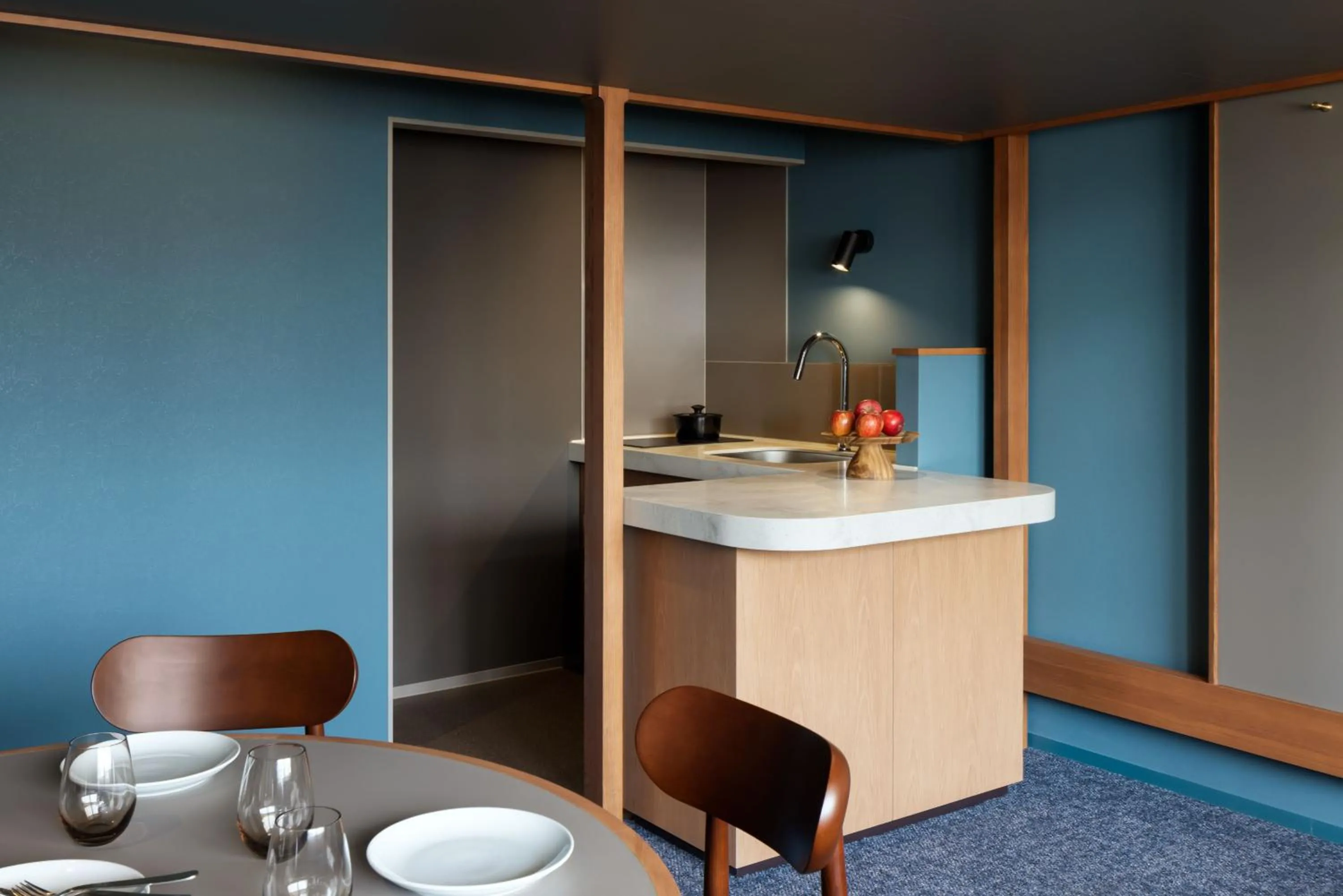 kitchen in OMO7 Yokohama by Hoshino Resorts