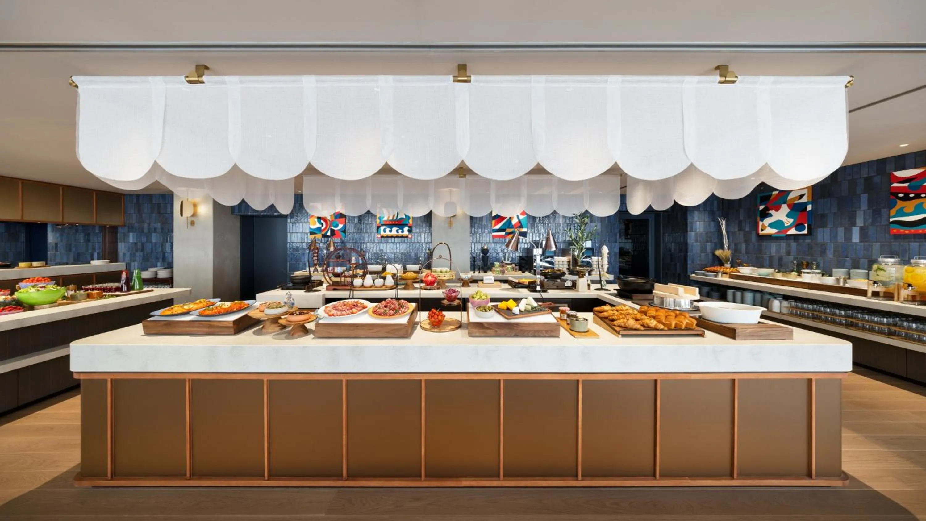 Buffet breakfast in OMO7 Yokohama by Hoshino Resorts