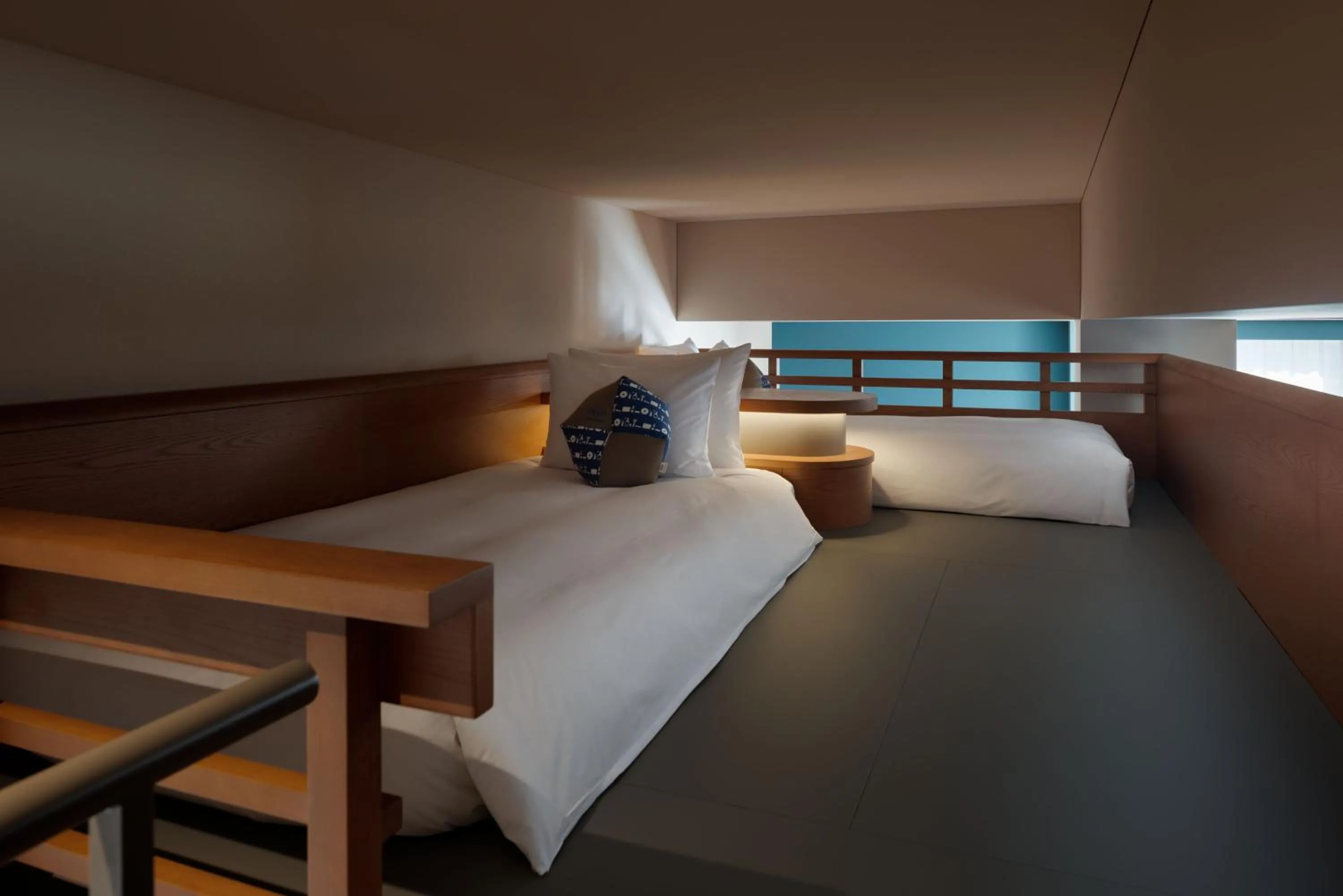 Bed in OMO7 Yokohama by Hoshino Resorts