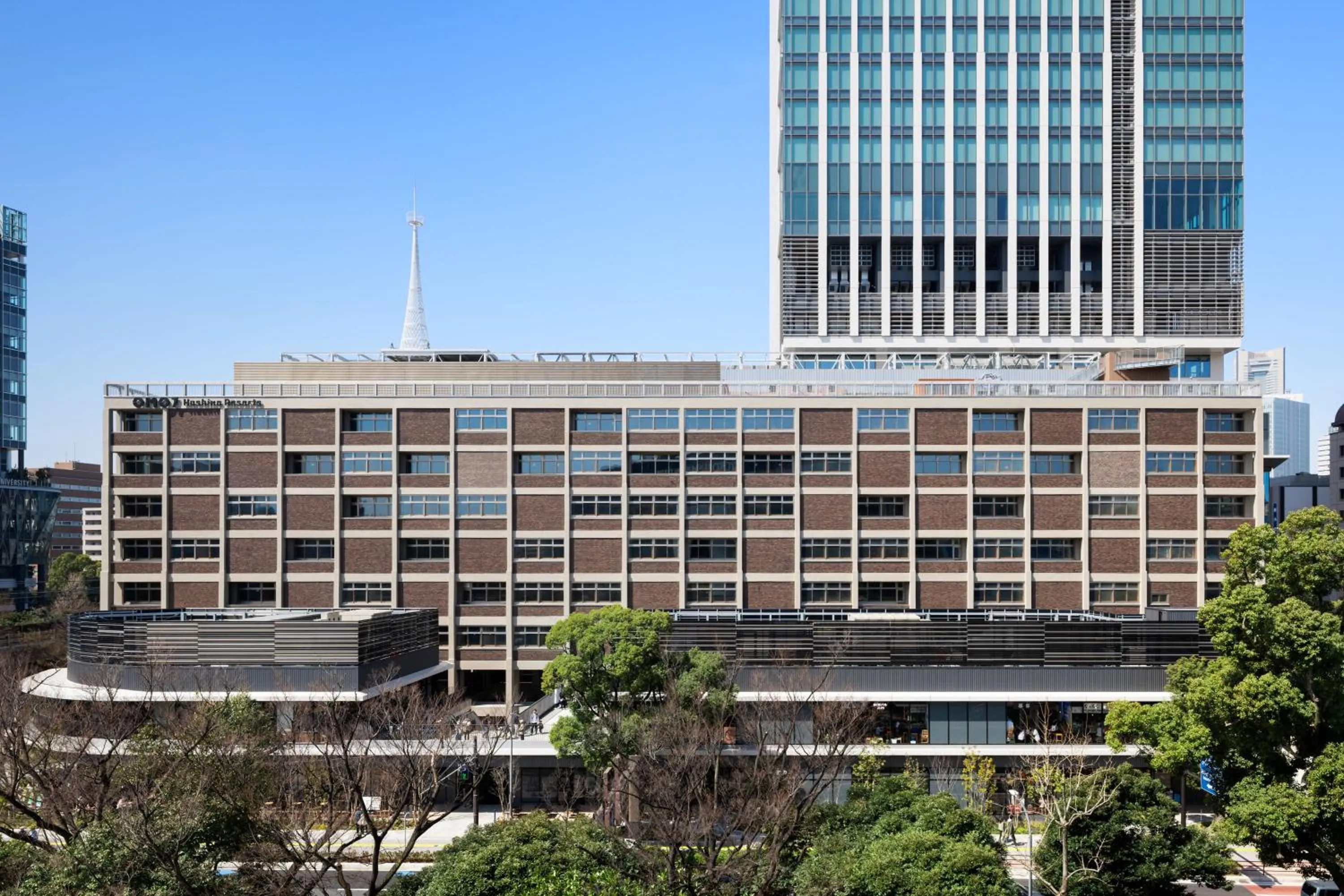 Property building in OMO7 Yokohama by Hoshino Resorts
