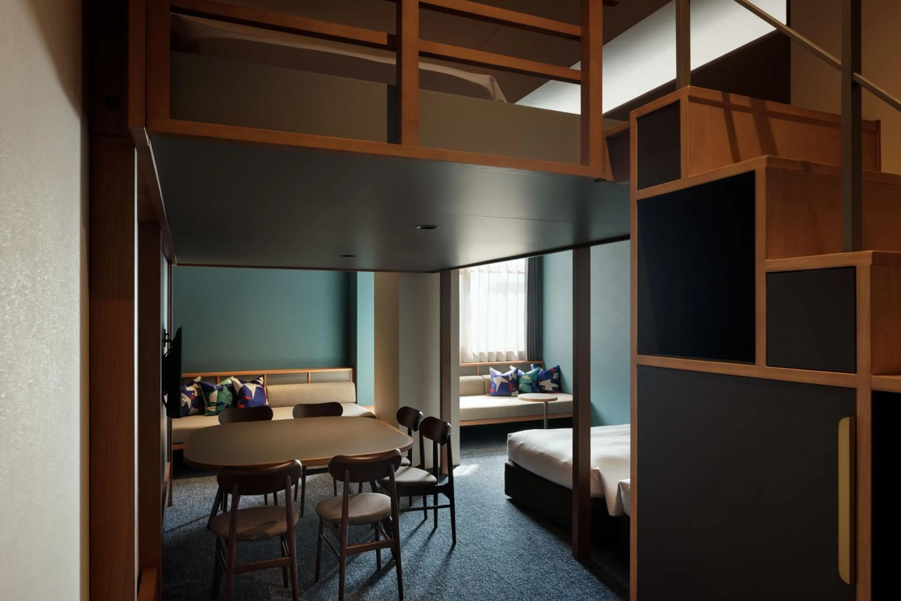 Photo of the whole room, Bed in OMO7 Yokohama by Hoshino Resorts