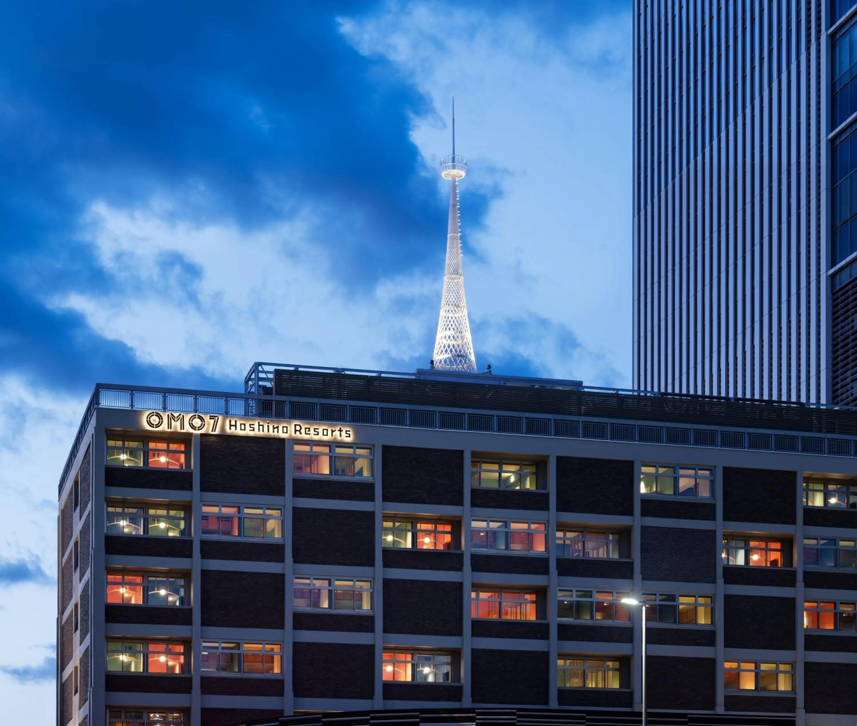 Property building in OMO7 Yokohama by Hoshino Resorts