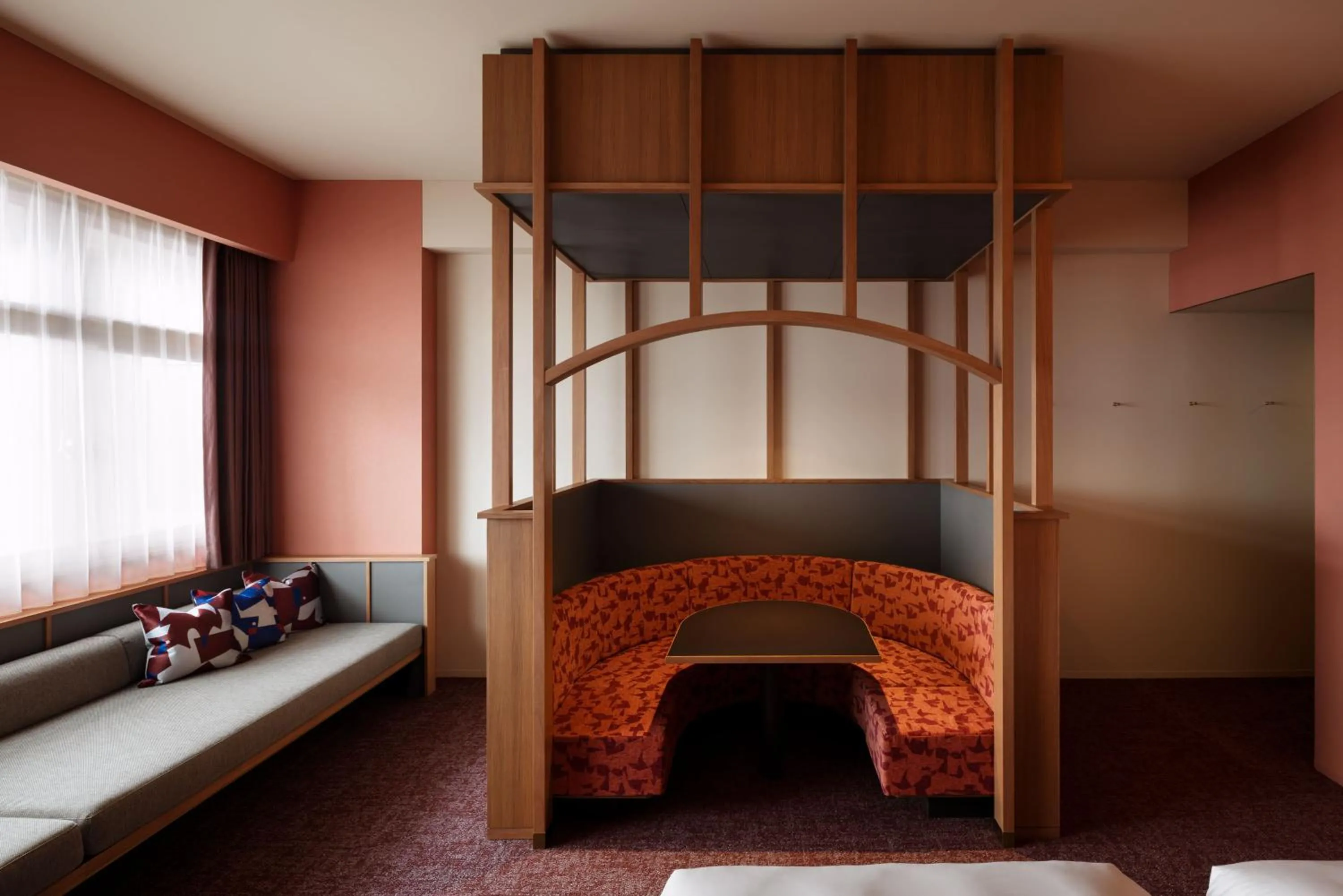 Photo of the whole room, Bed in OMO7 Yokohama by Hoshino Resorts