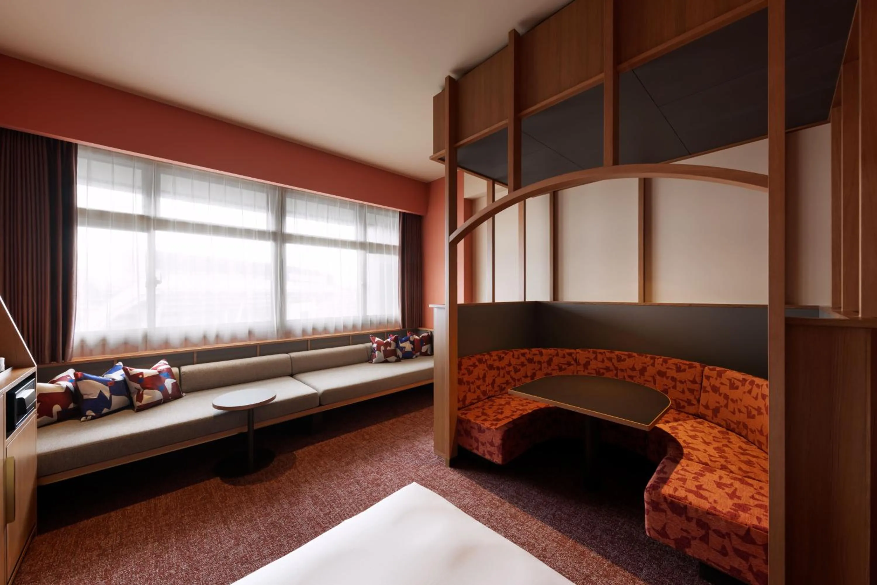 Photo of the whole room, Bed in OMO7 Yokohama by Hoshino Resorts