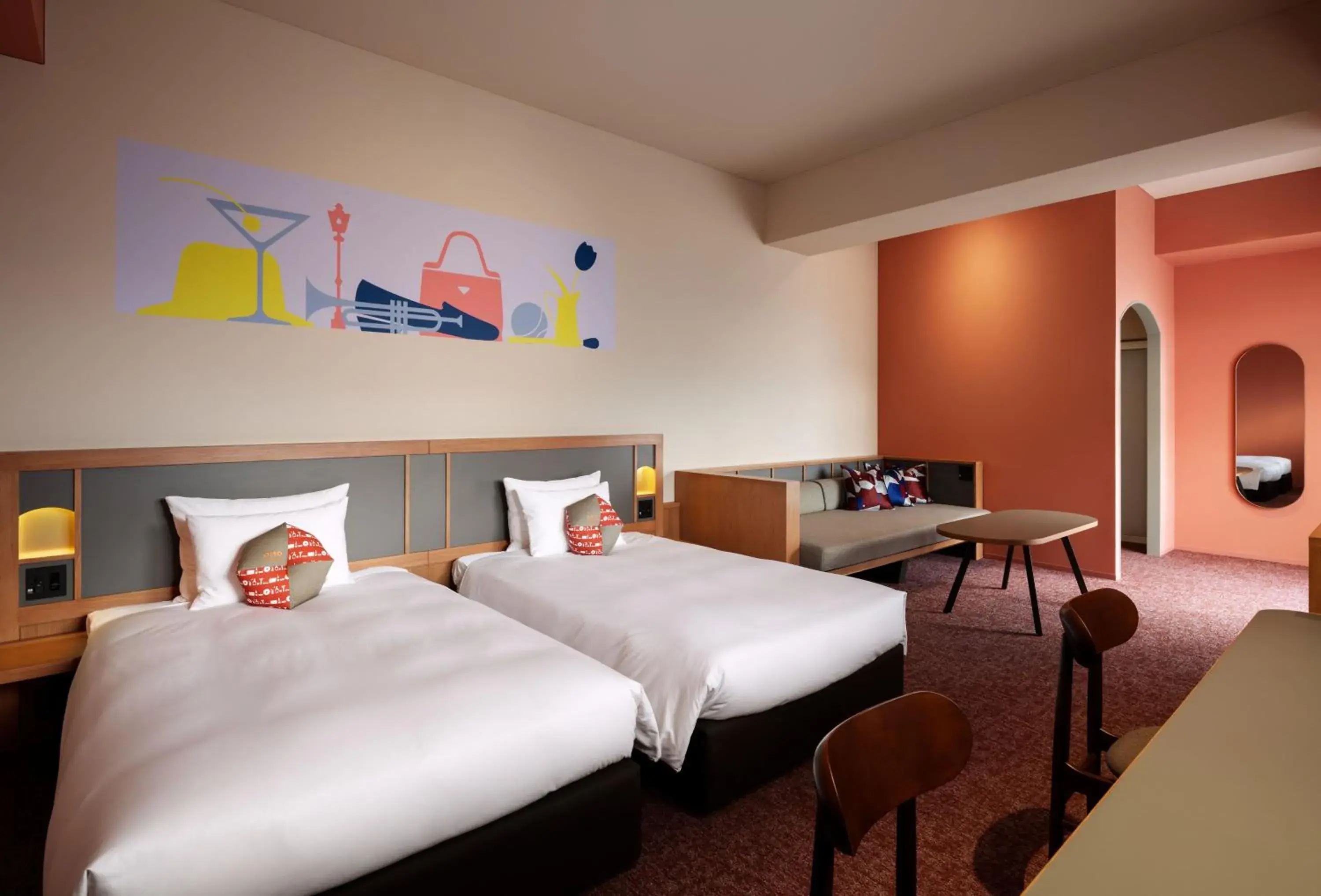 Deluxe room (Universal Design) - single occupancy in OMO7 Yokohama by Hoshino Resorts Deluxe room (Universal Design) - single occupancy in OMO7 Yokohama by Hoshino Resorts