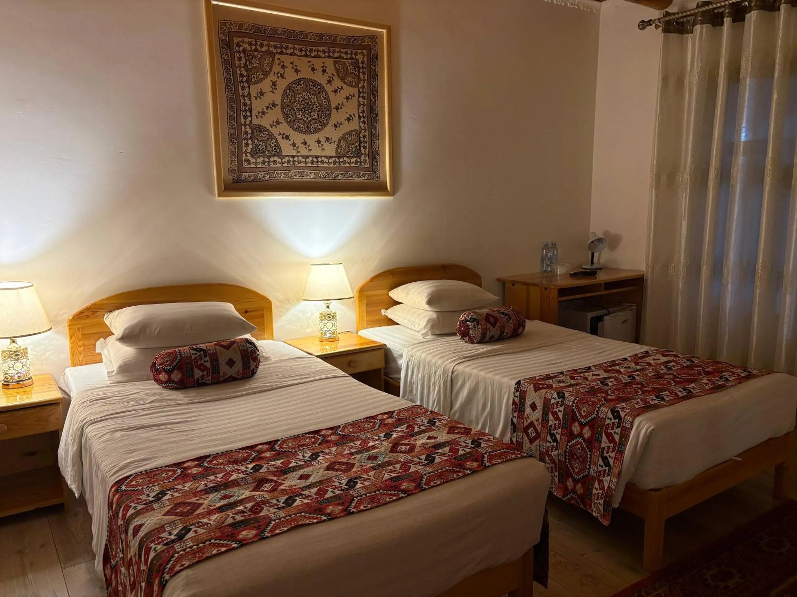 Bed in Porso Boutique Hotel