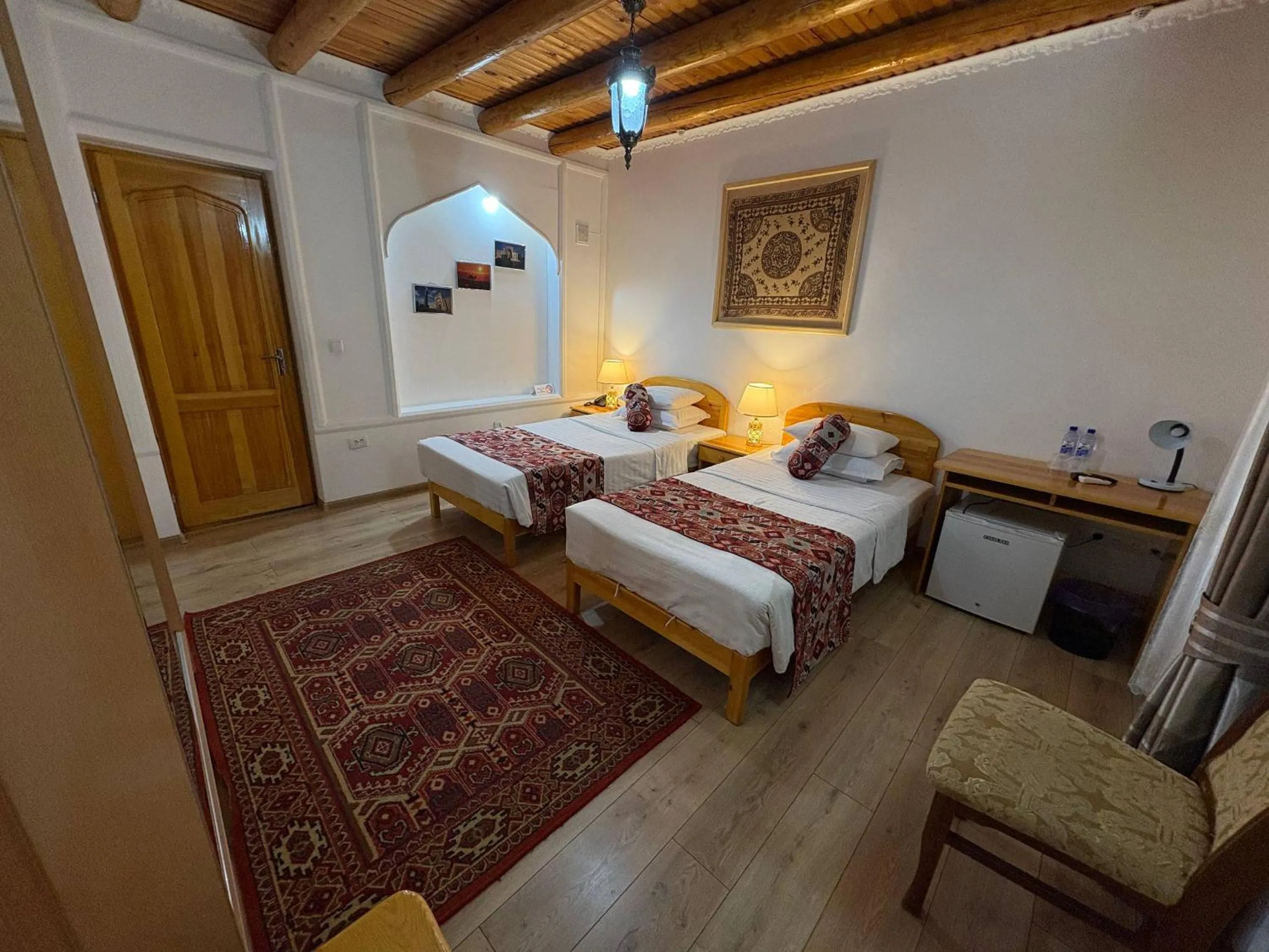 Bed in Porso Boutique Hotel