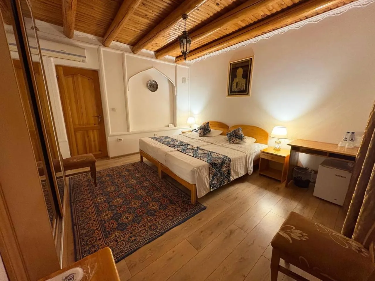 Bed in Porso Boutique Hotel