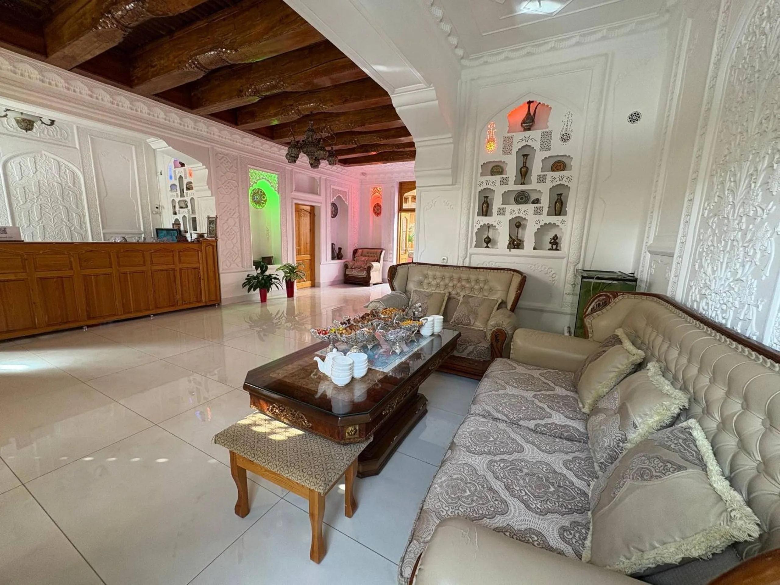 Living room in Porso Boutique Hotel