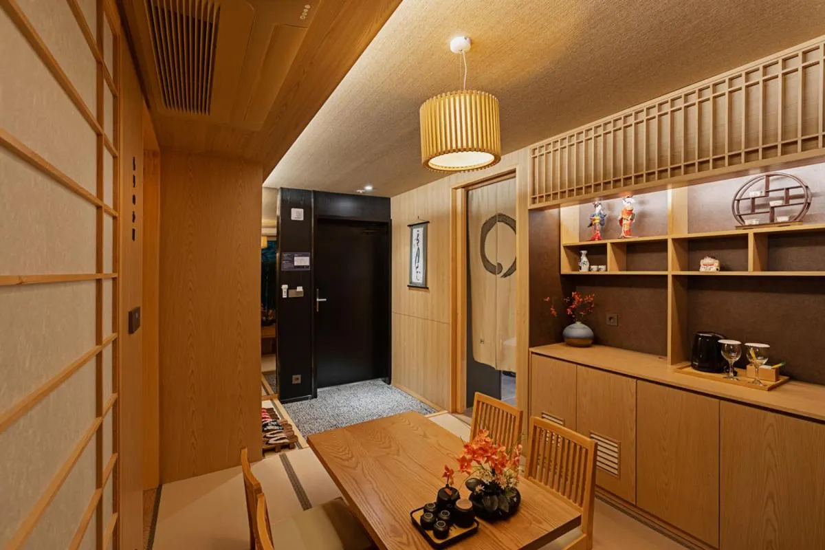 Living room in Hoshikage Ryokan Hotel