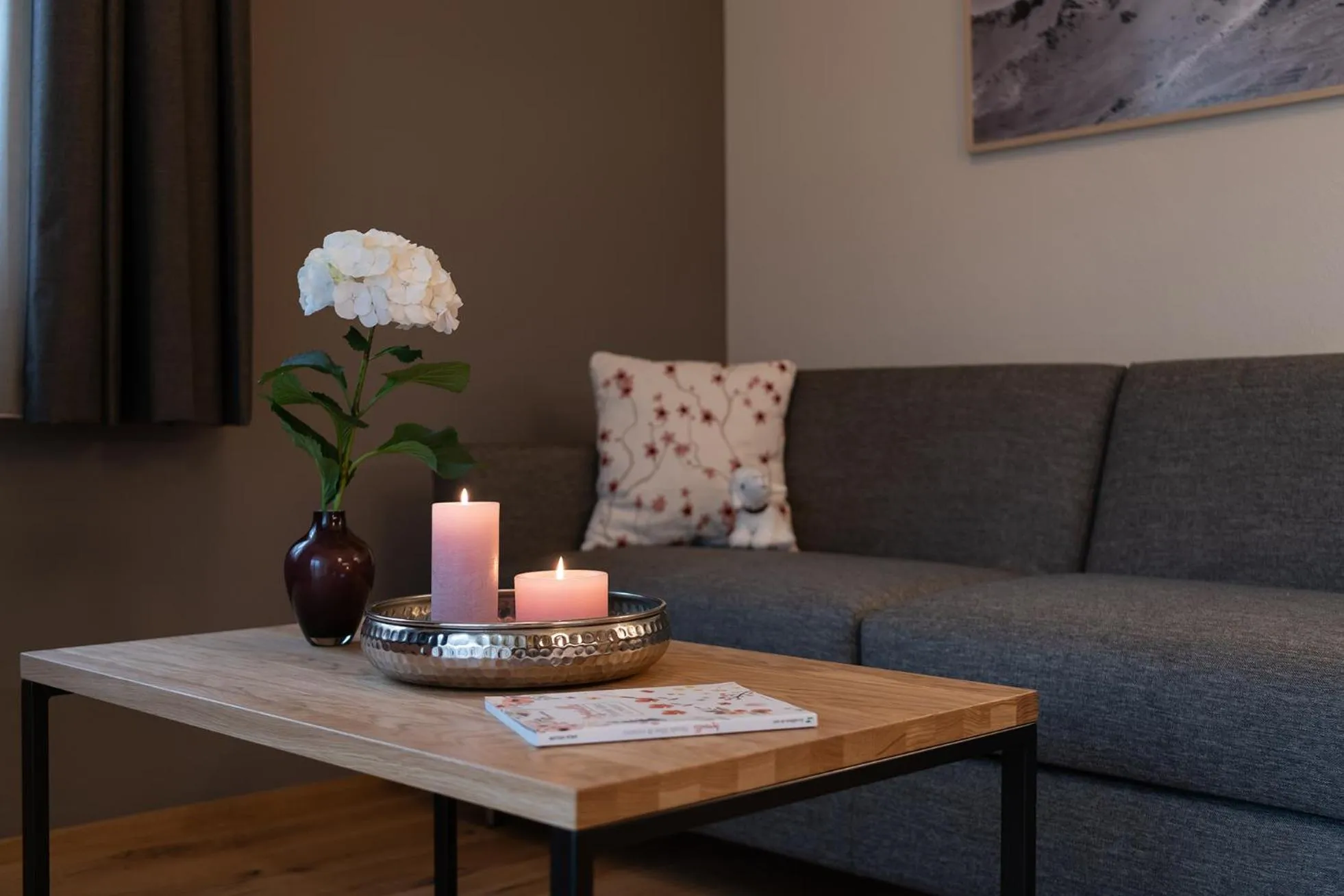 Living room in Pradas Resort Brigels