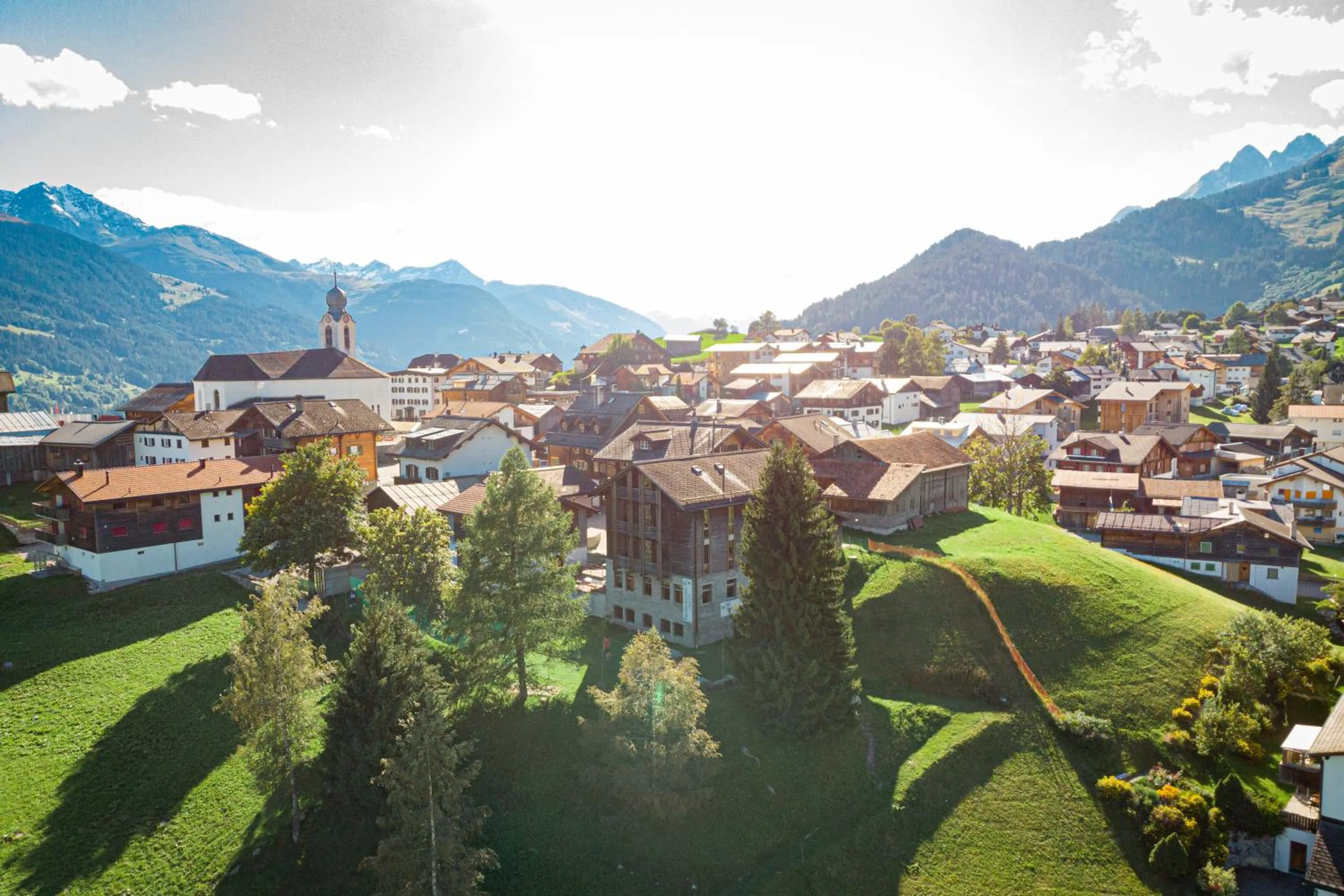 City view in Pradas Resort Brigels