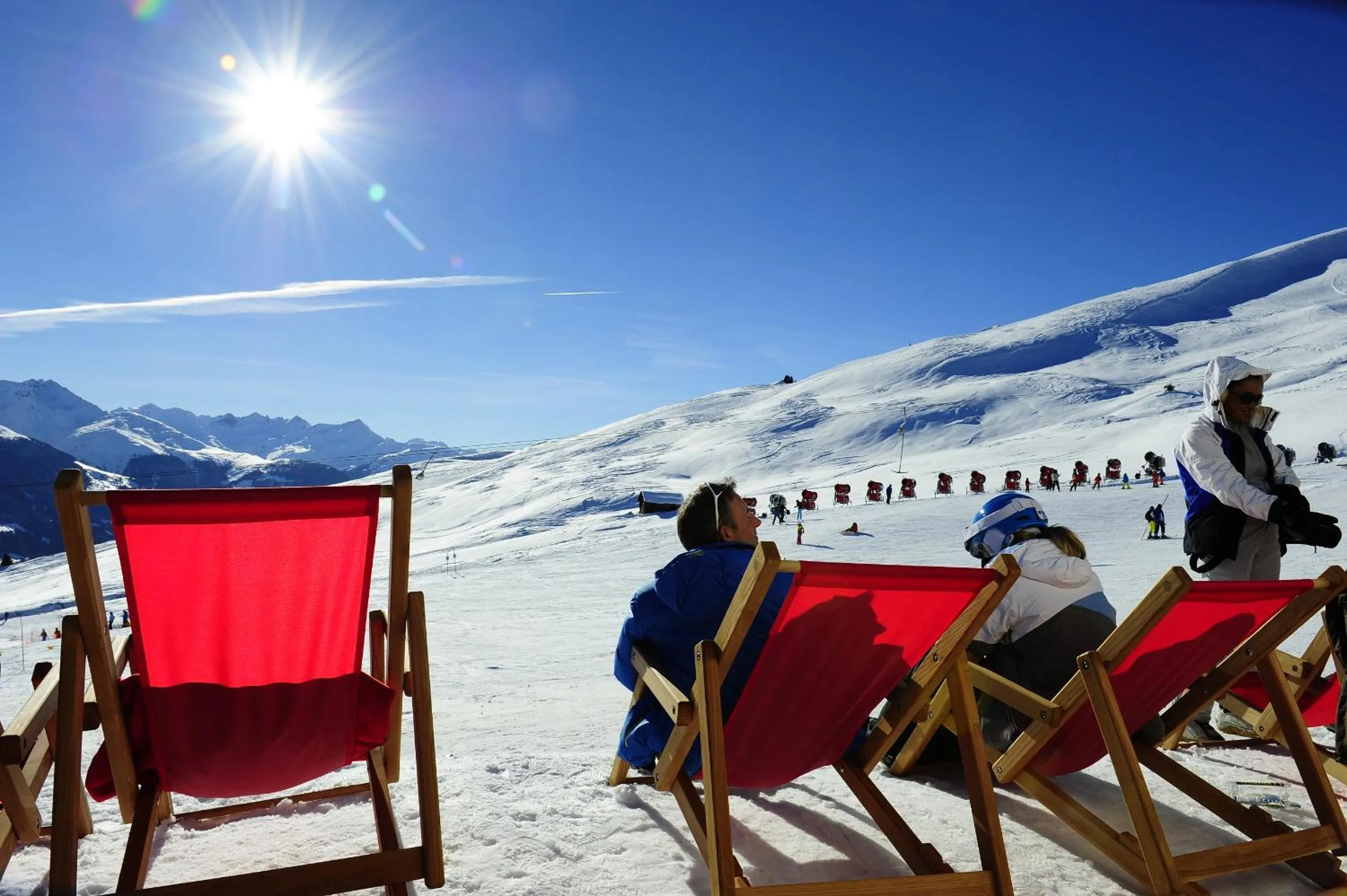 Winter in Pradas Resort Brigels