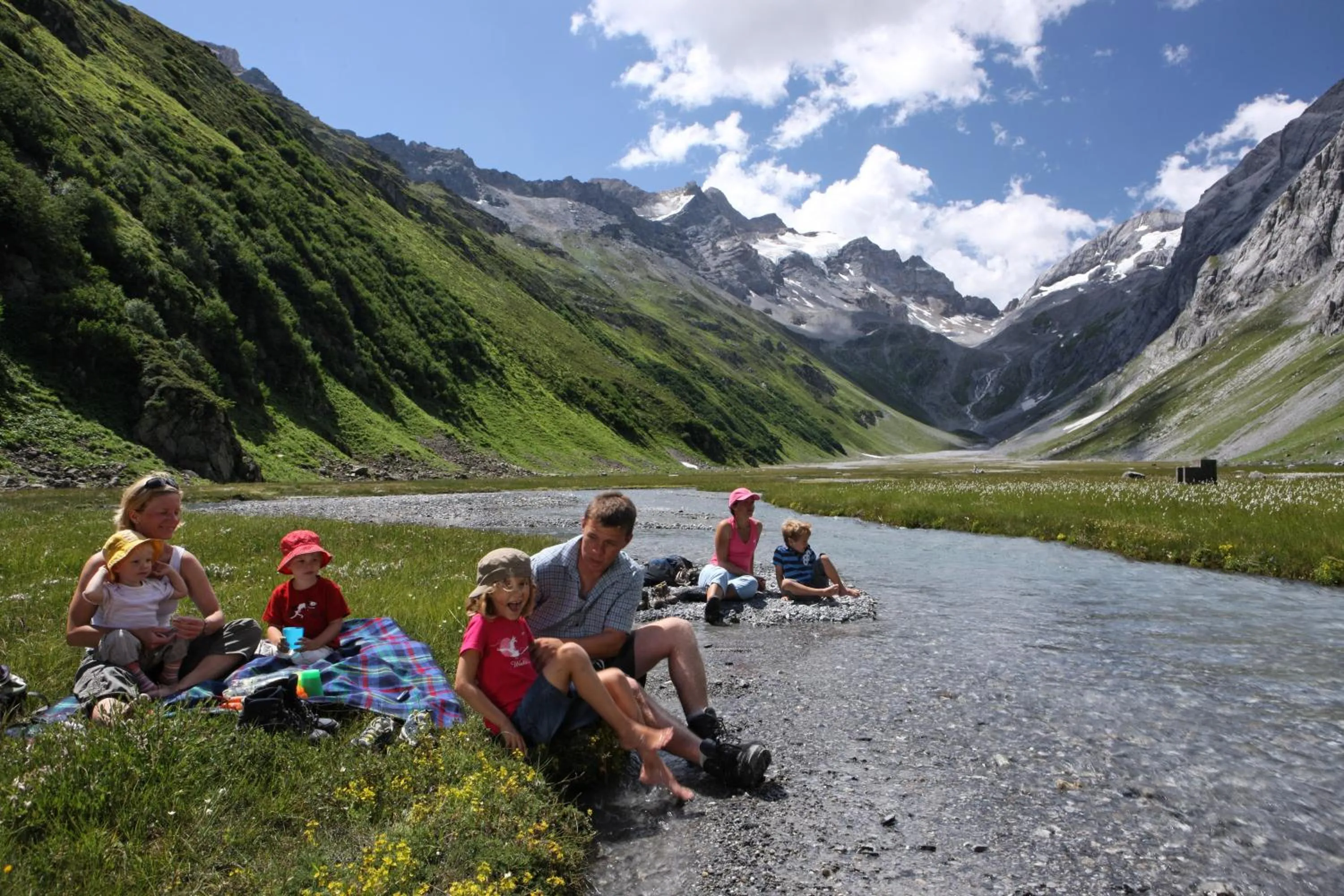 Natural landscape in Pradas Resort Brigels