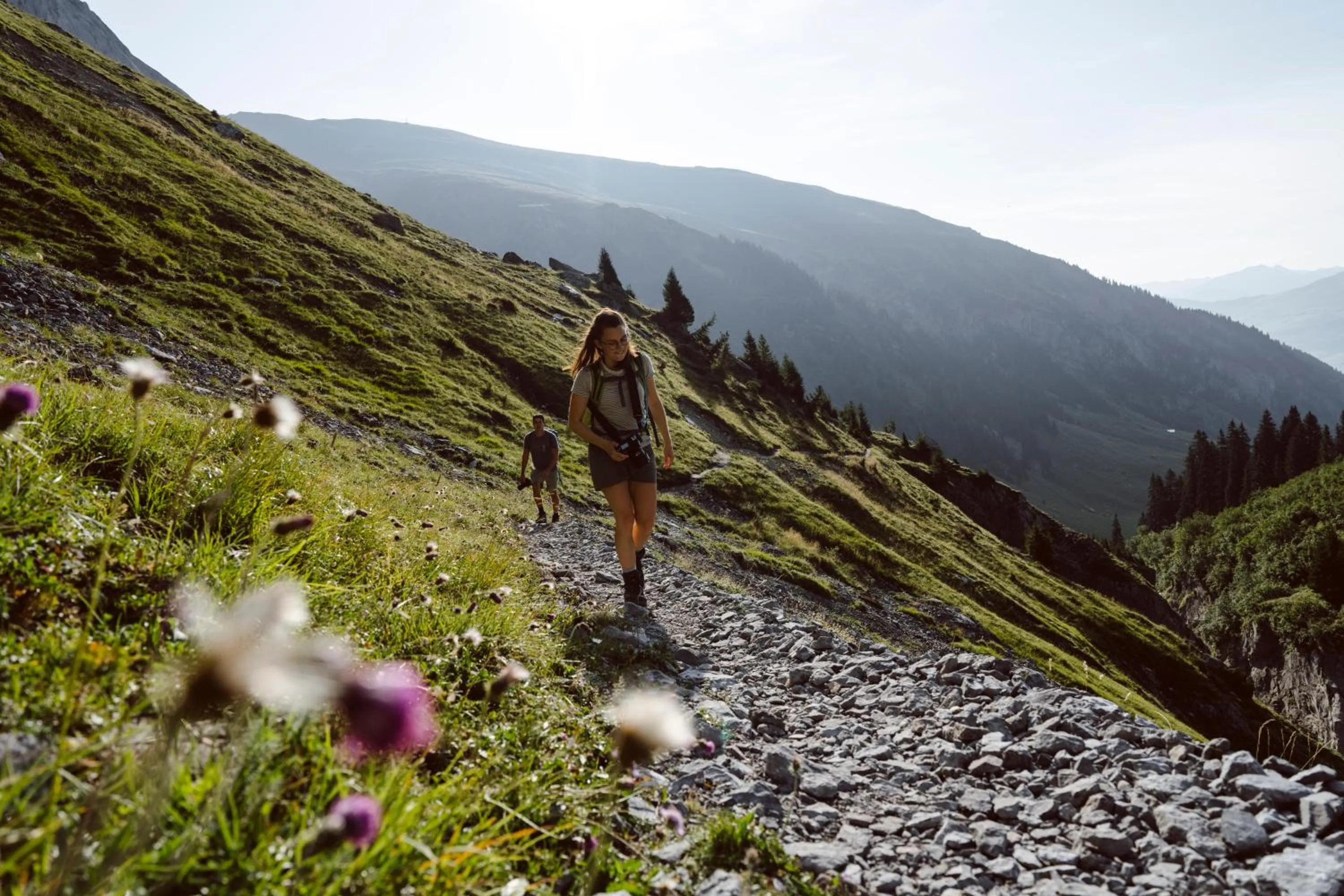 People in Pradas Resort Brigels