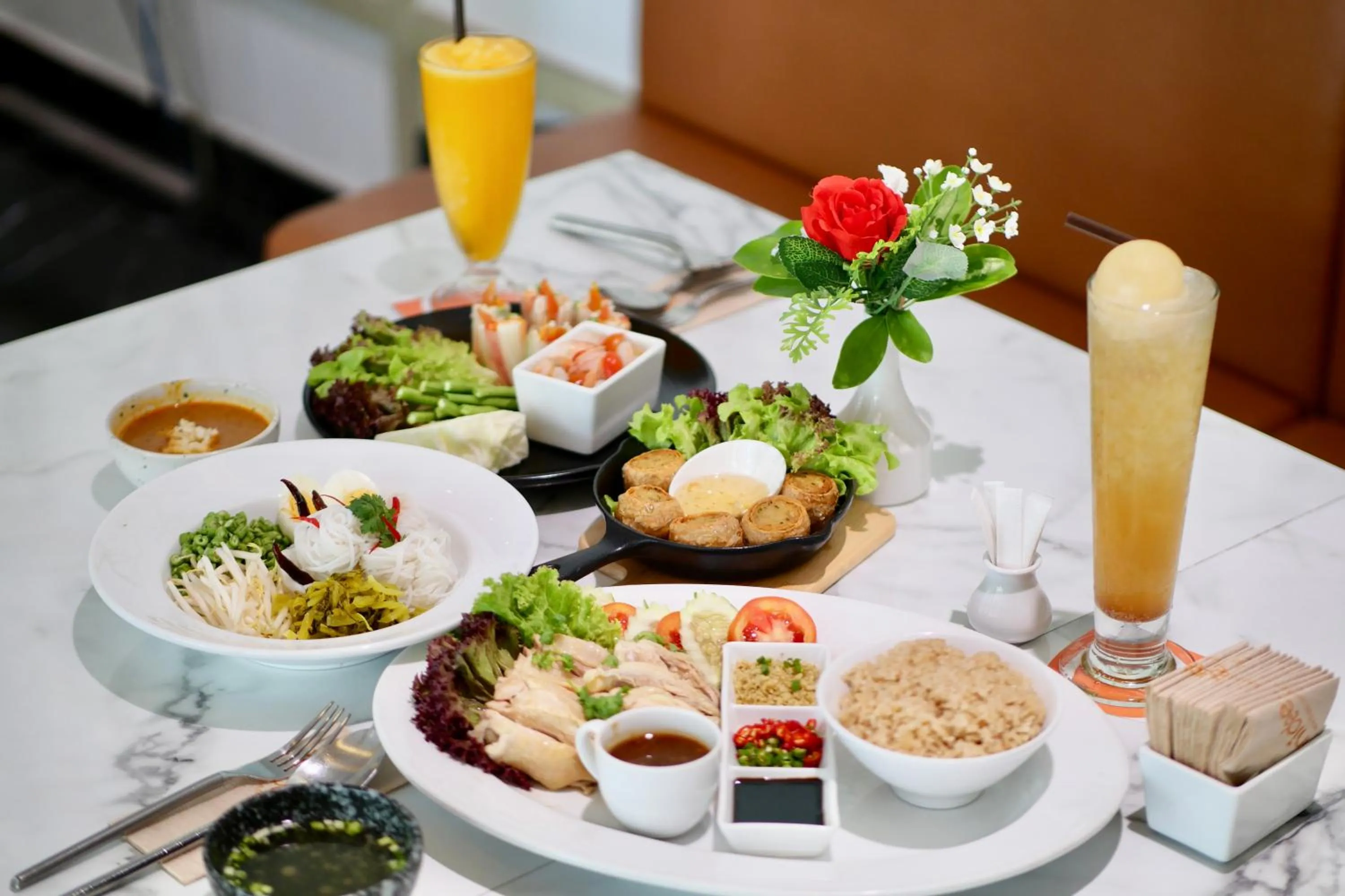 Food close-up in Tinidee Hotel Bangkok Golf Club