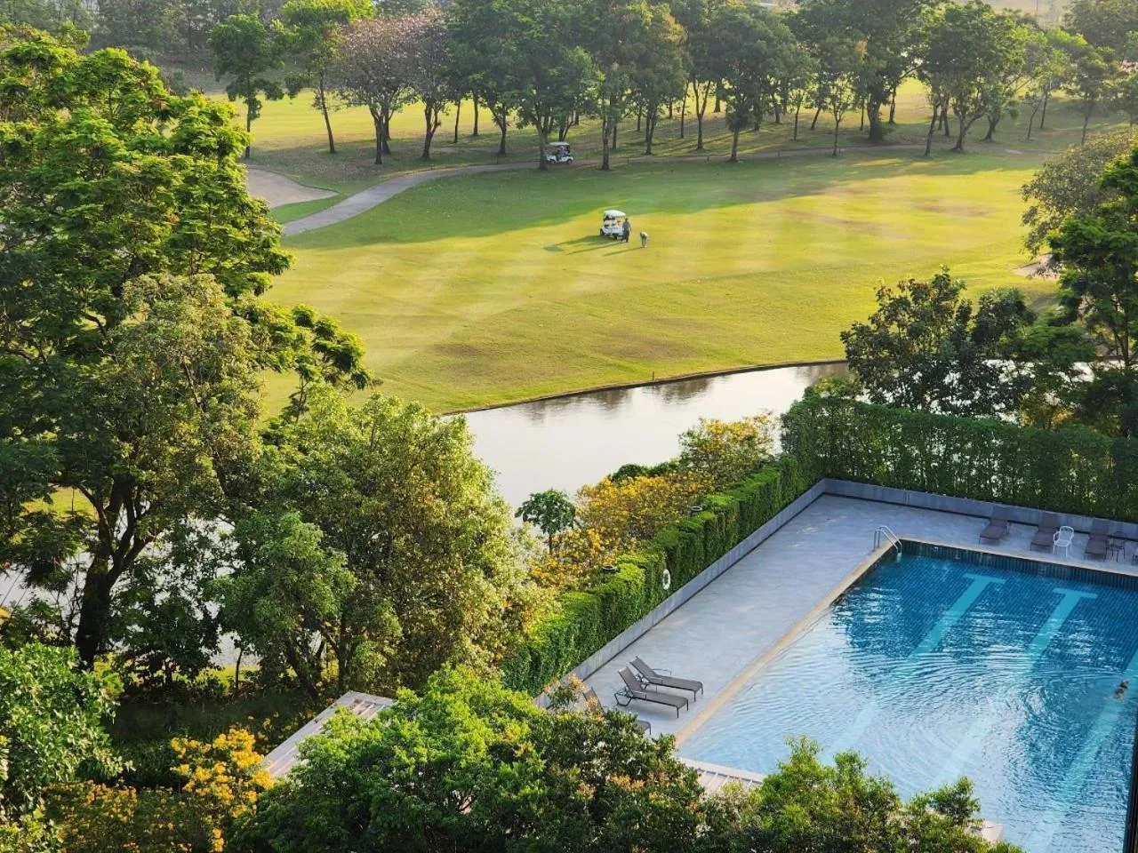 Natural landscape in Tinidee Hotel Bangkok Golf Club