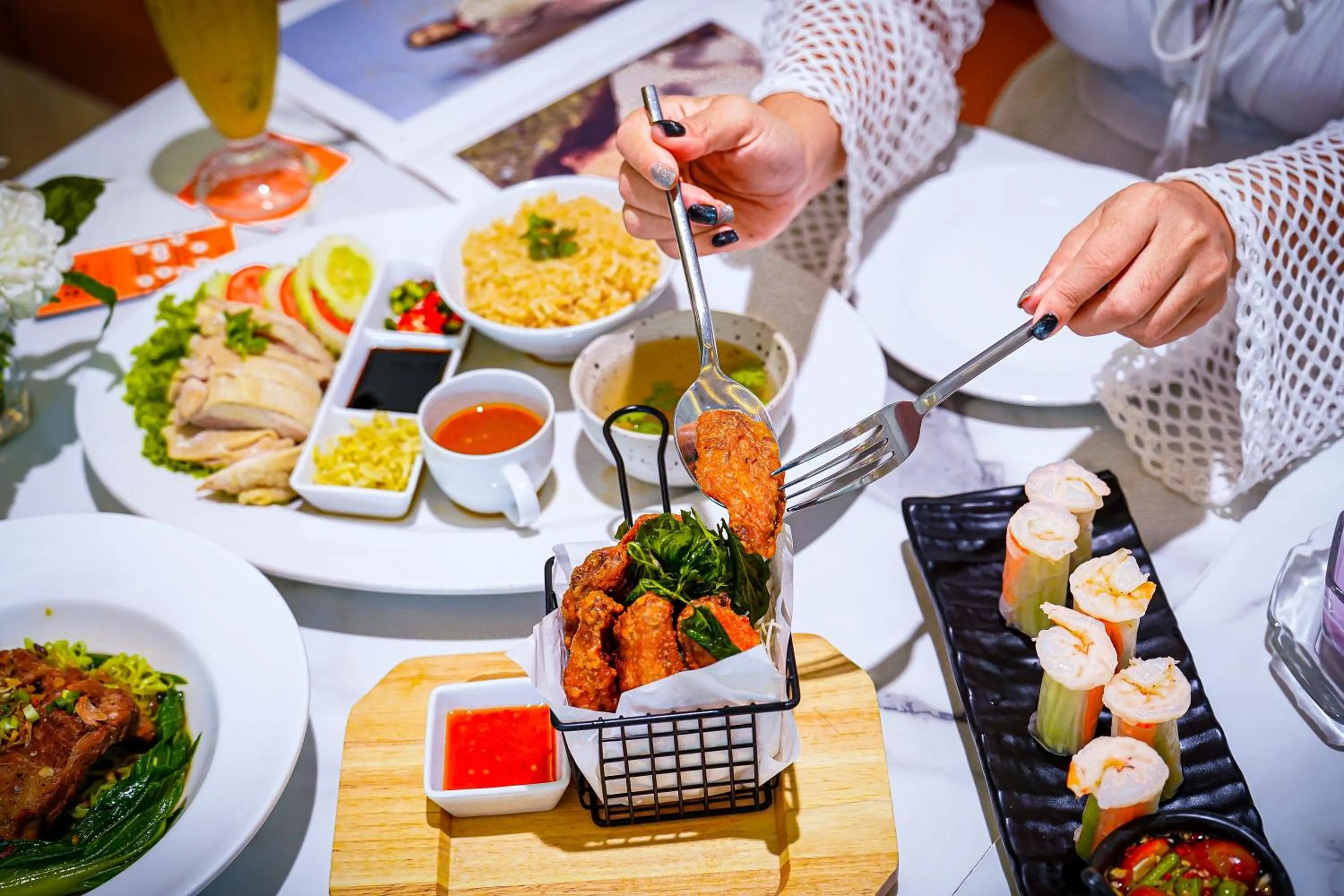 Food in Tinidee Hotel Bangkok Golf Club