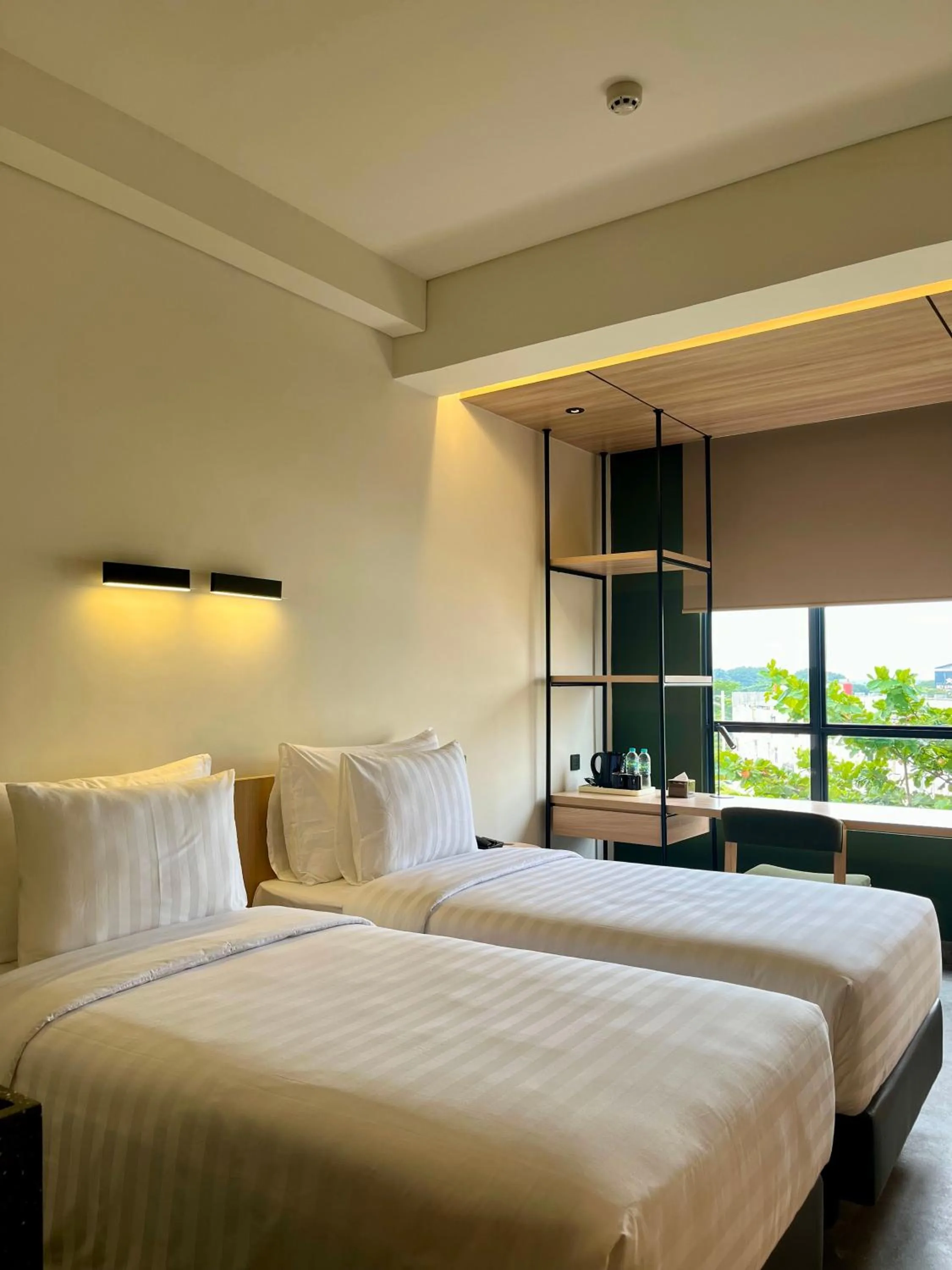 Bed in ATOOI Hotel Alam Sutera