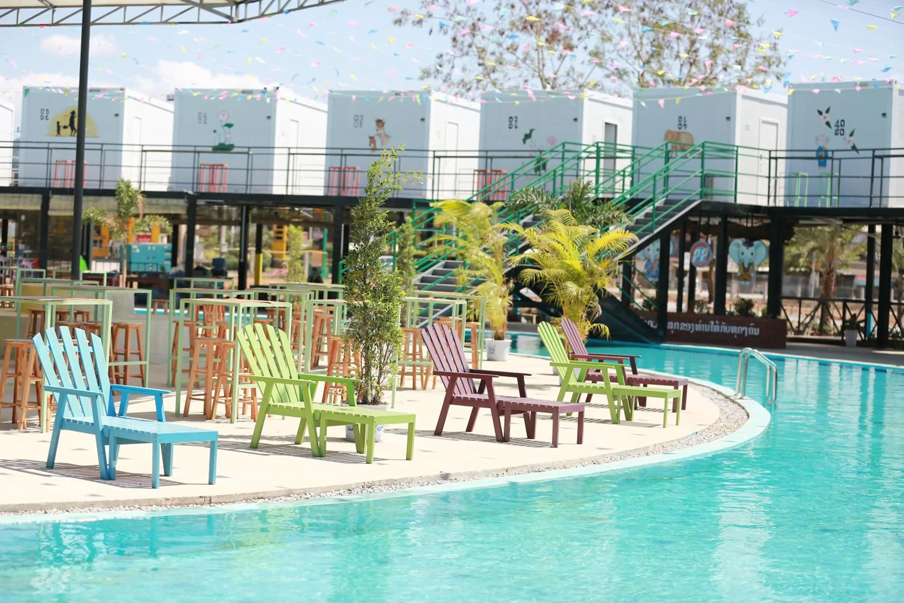 Pool view in Pool Party Hotel