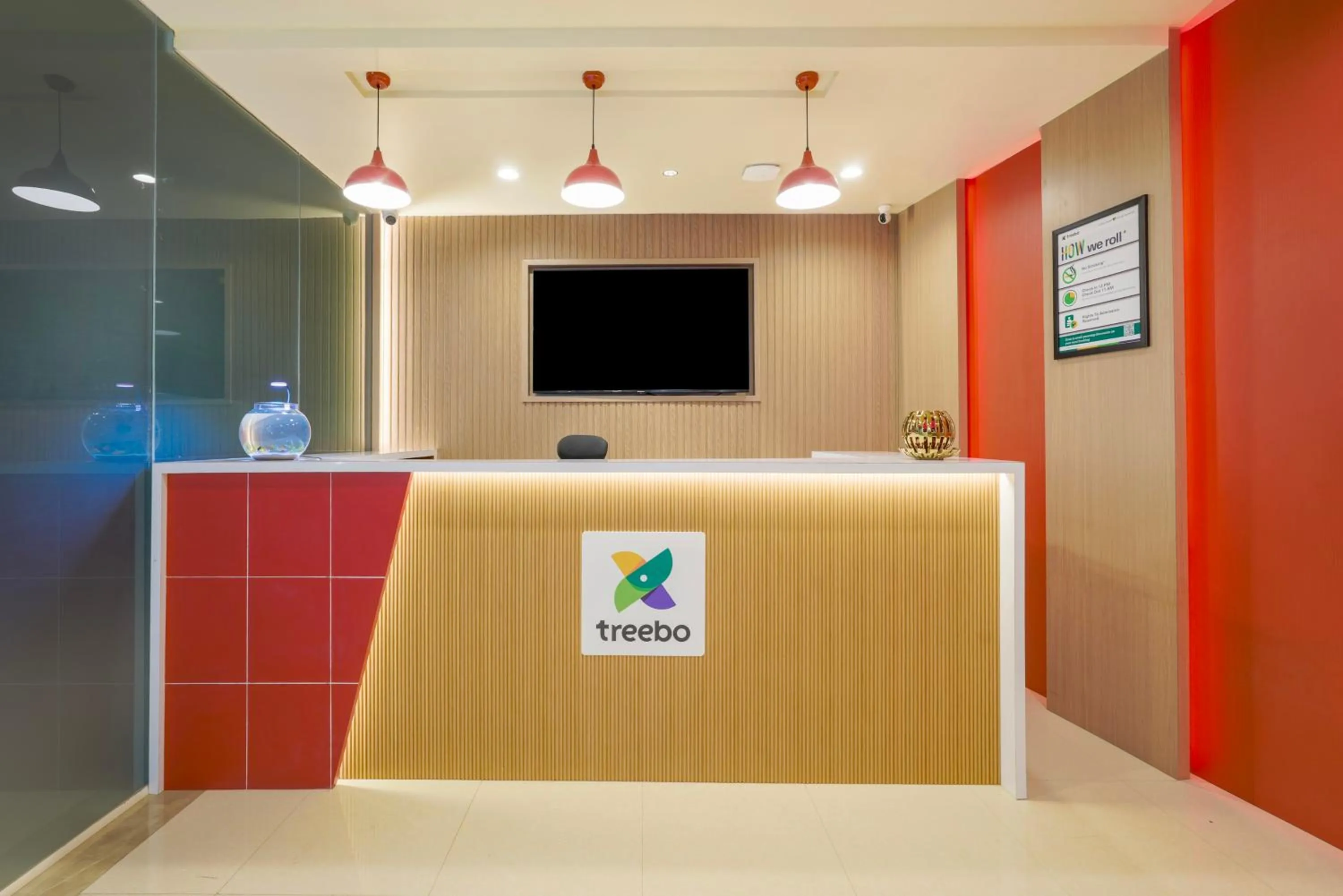 Lobby or reception in Treebo Nestlay Rooms Whitefield