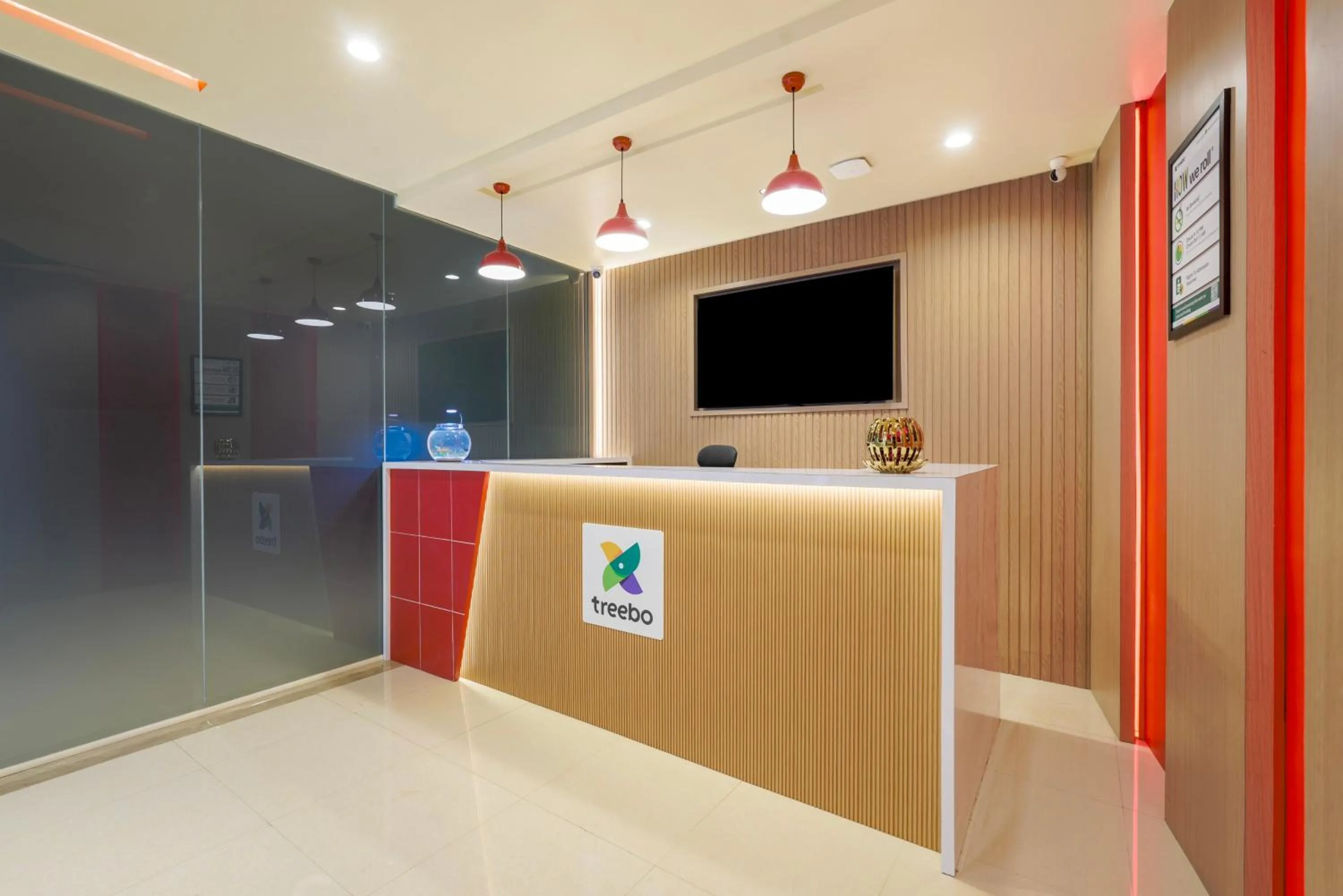 Lobby or reception in Treebo Nestlay Rooms Whitefield