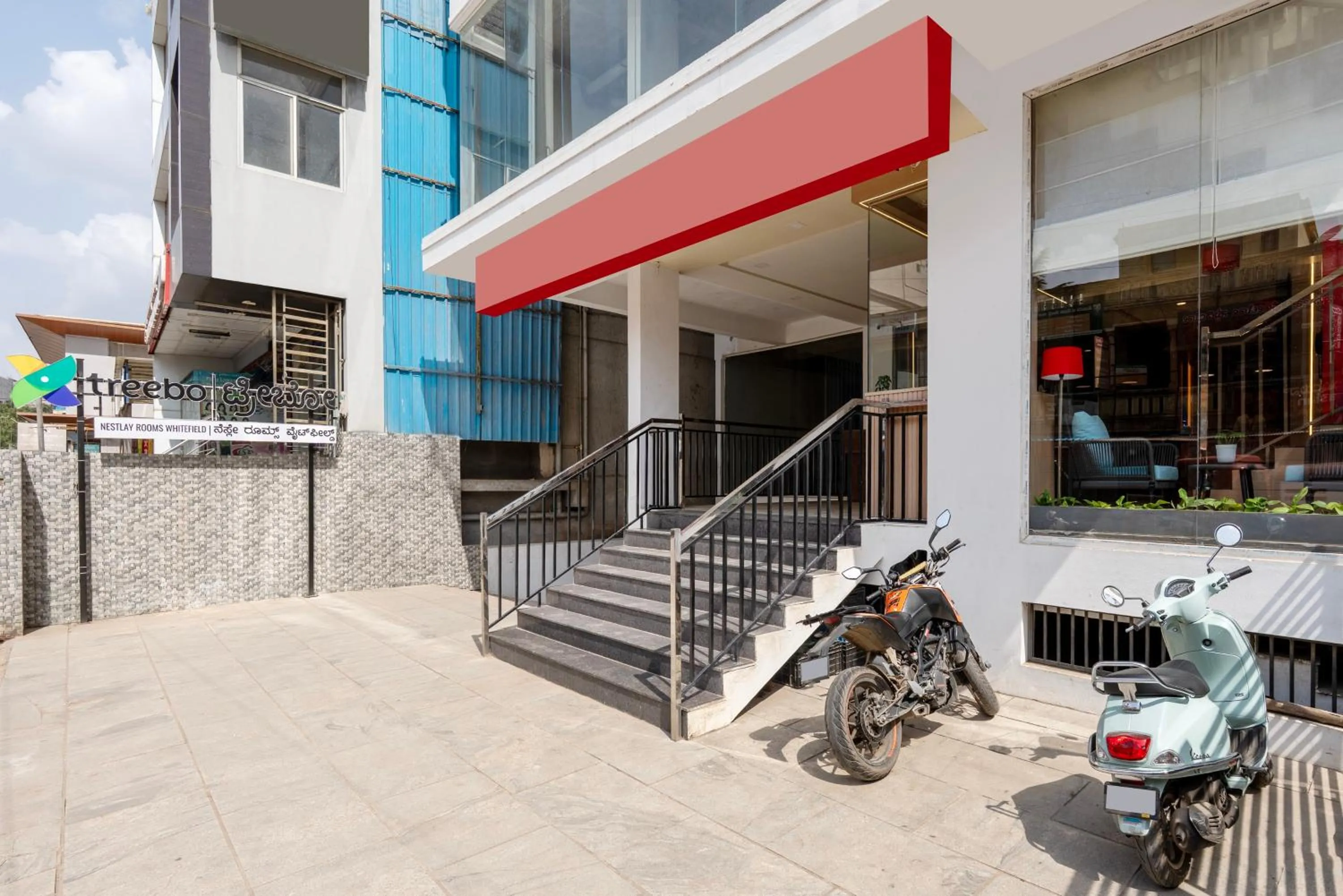 Facade/entrance in Treebo Nestlay Rooms Whitefield