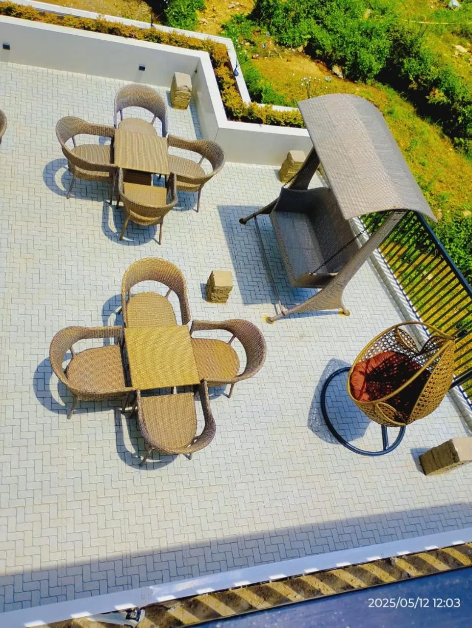 Patio in Yashasvi Himalayan Resort