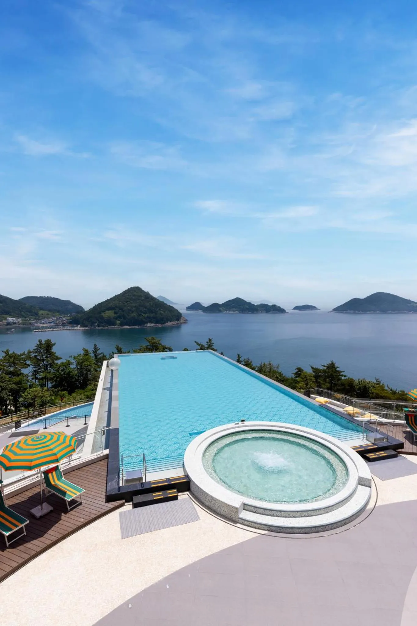 Swimming pool in Sol Beach Namhae