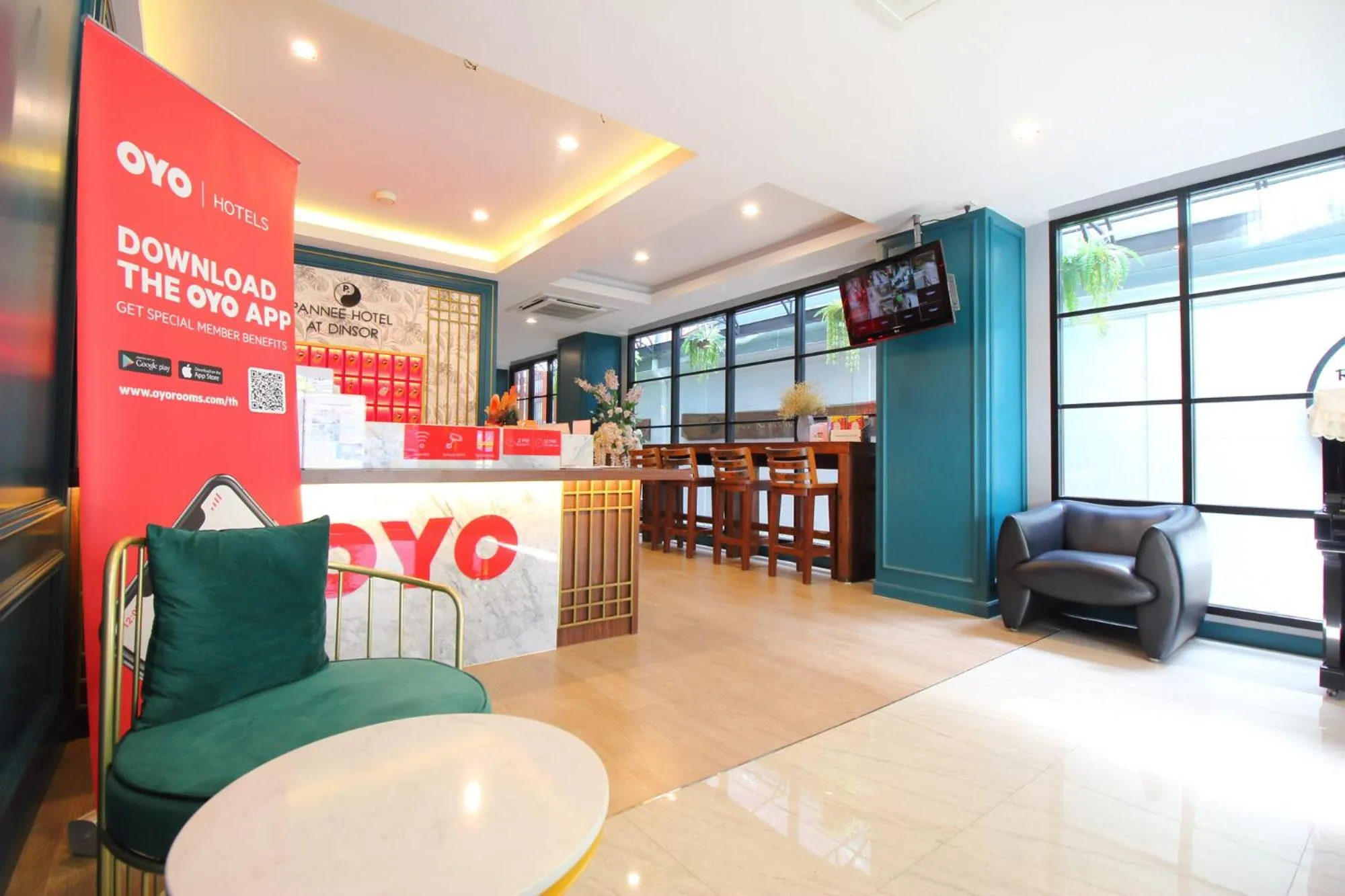 Lobby or reception in Super OYO 484 Pannee Residence Khaosan Sha Plus