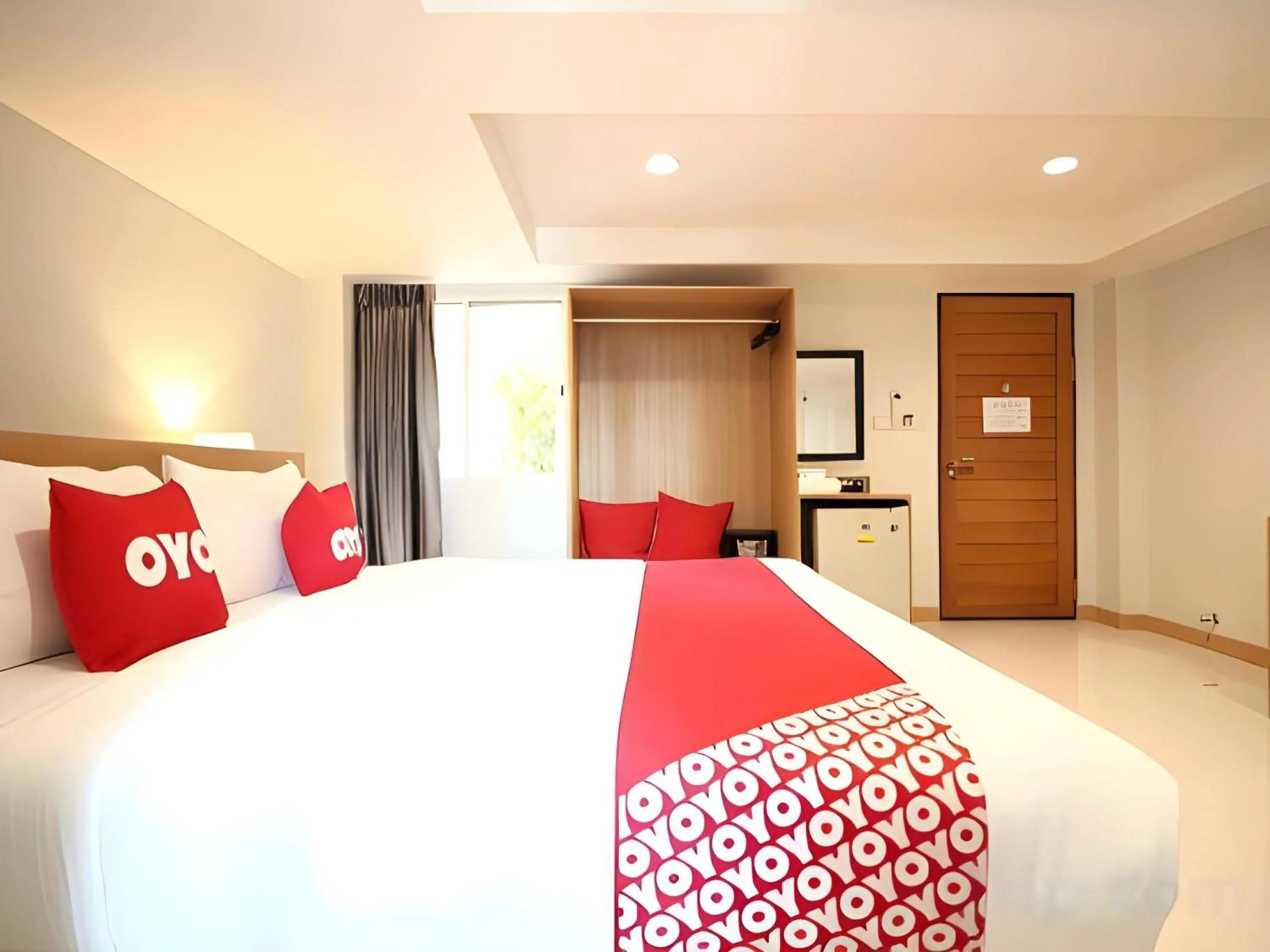 Bedroom, Bed in Super OYO 484 Pannee Residence Khaosan Sha Plus