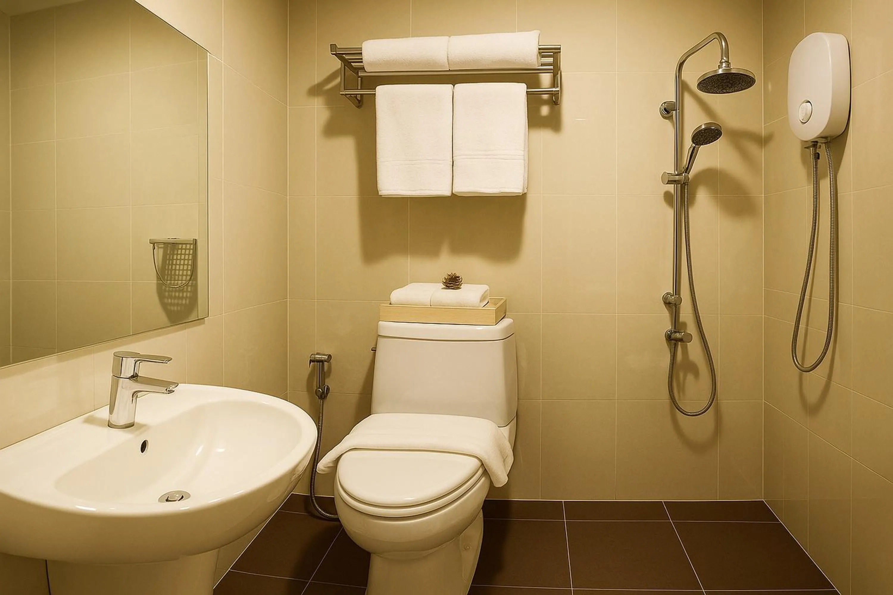 Shower in M Power Chiangrai