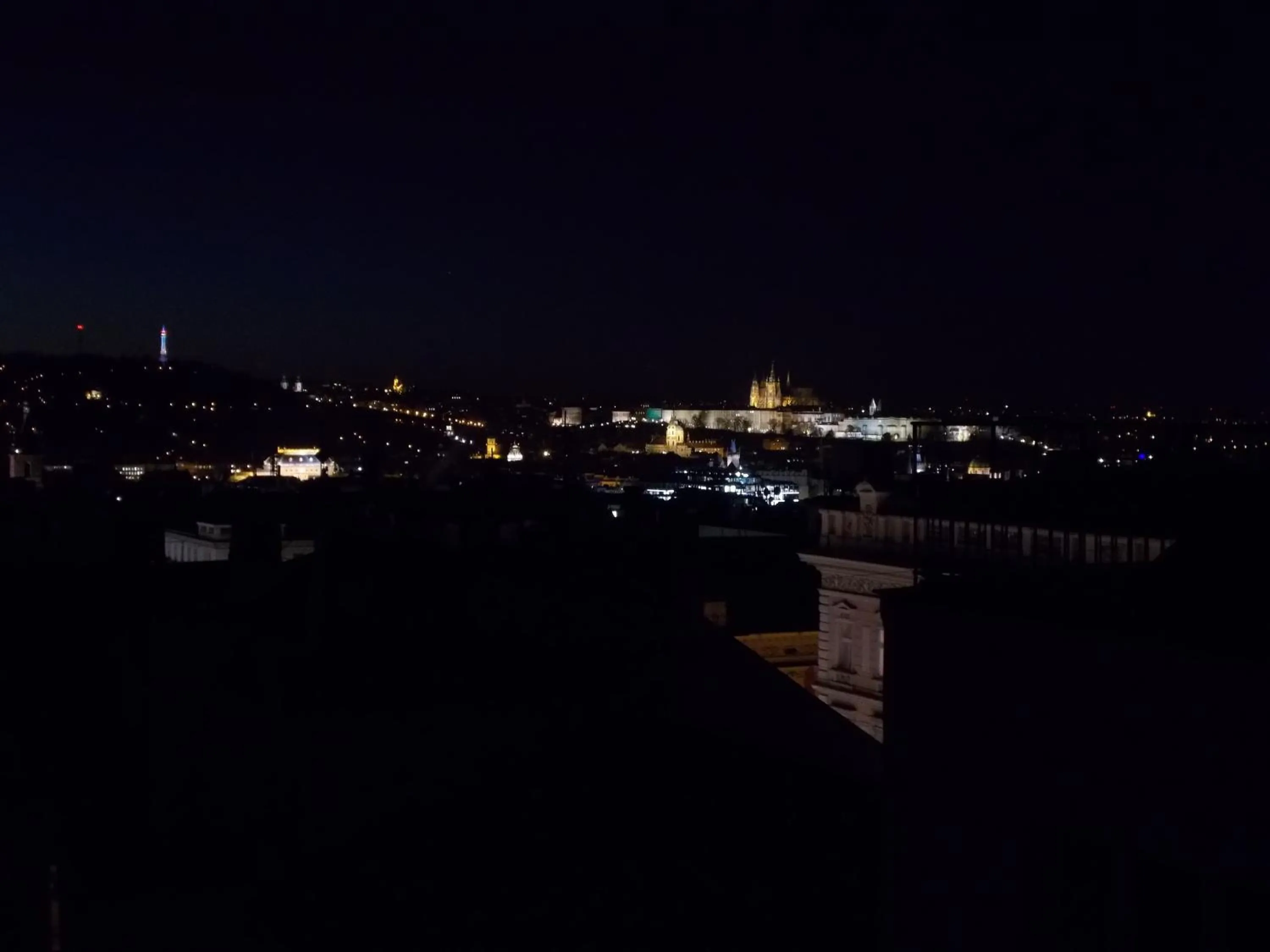 City view in Top Wenceslas Square Apartment