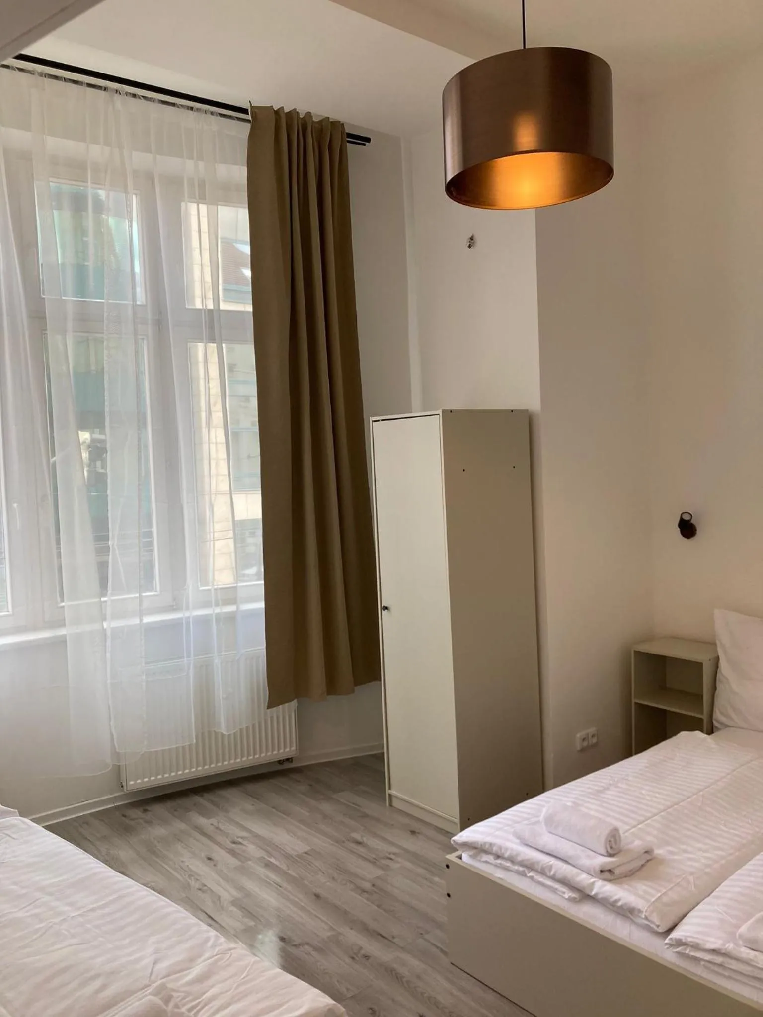 Bed in Top Wenceslas Square Apartment