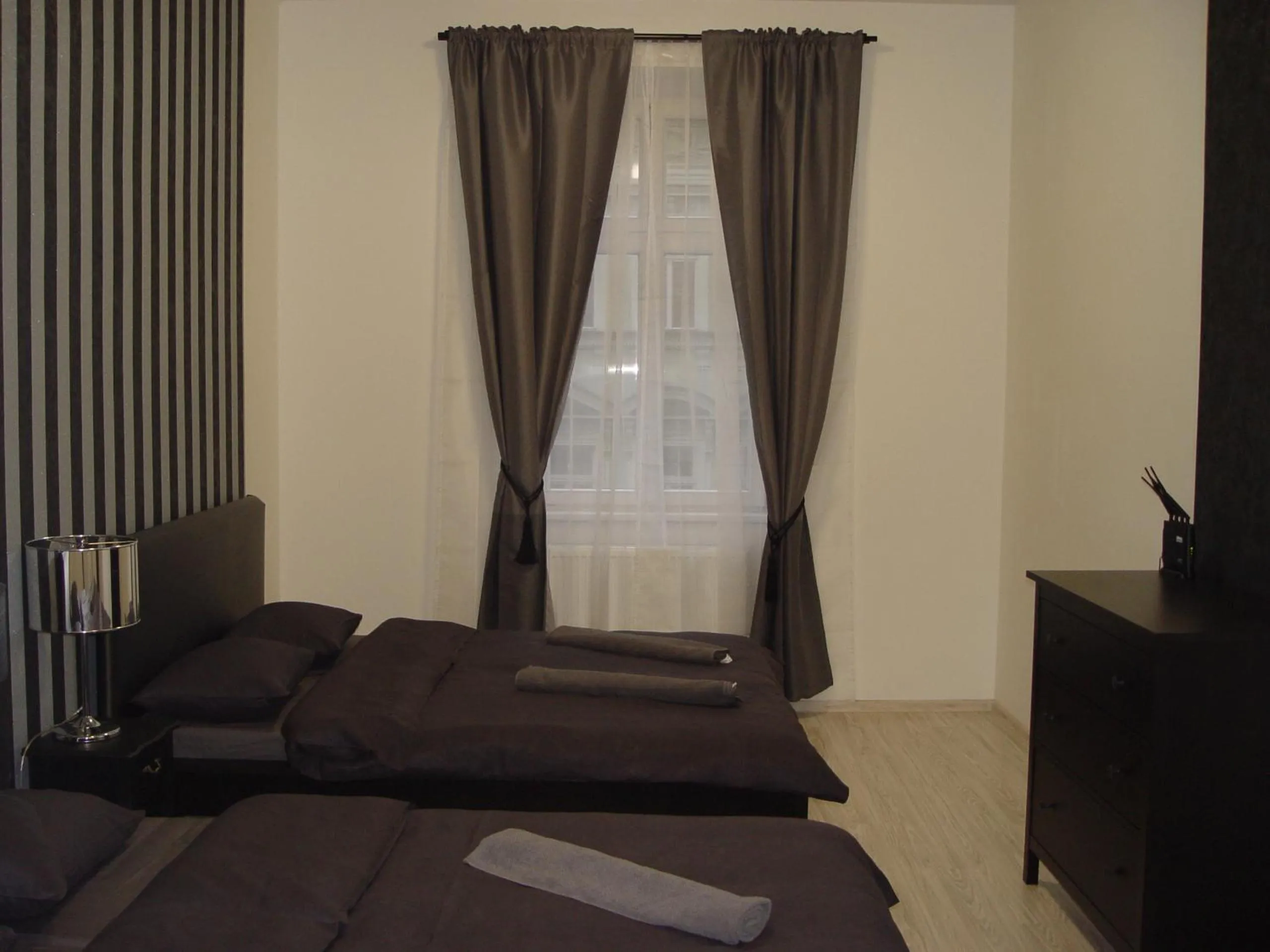 Bedroom, Bed in Top Wenceslas Square Apartment