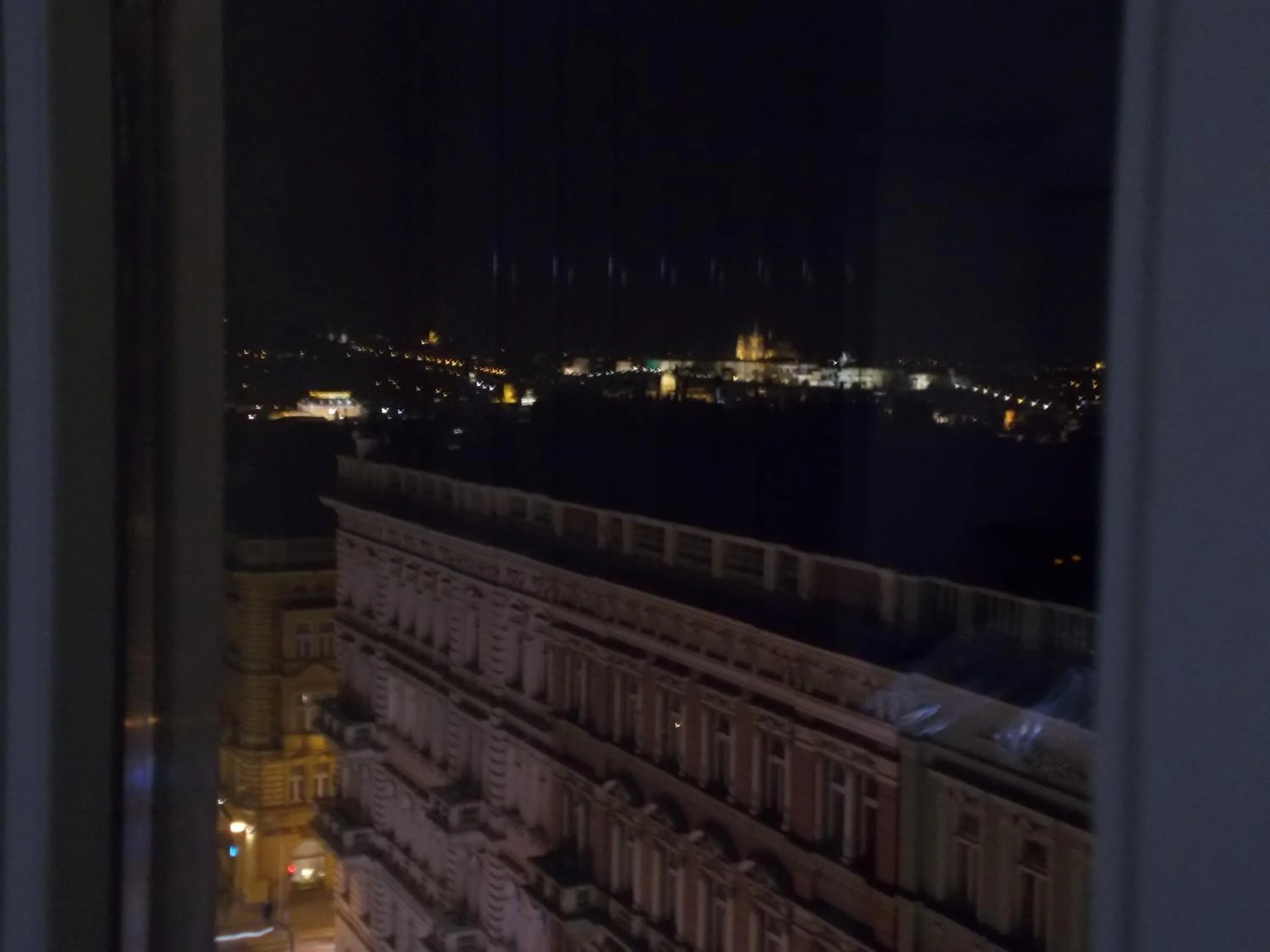 City view in Top Wenceslas Square Apartment