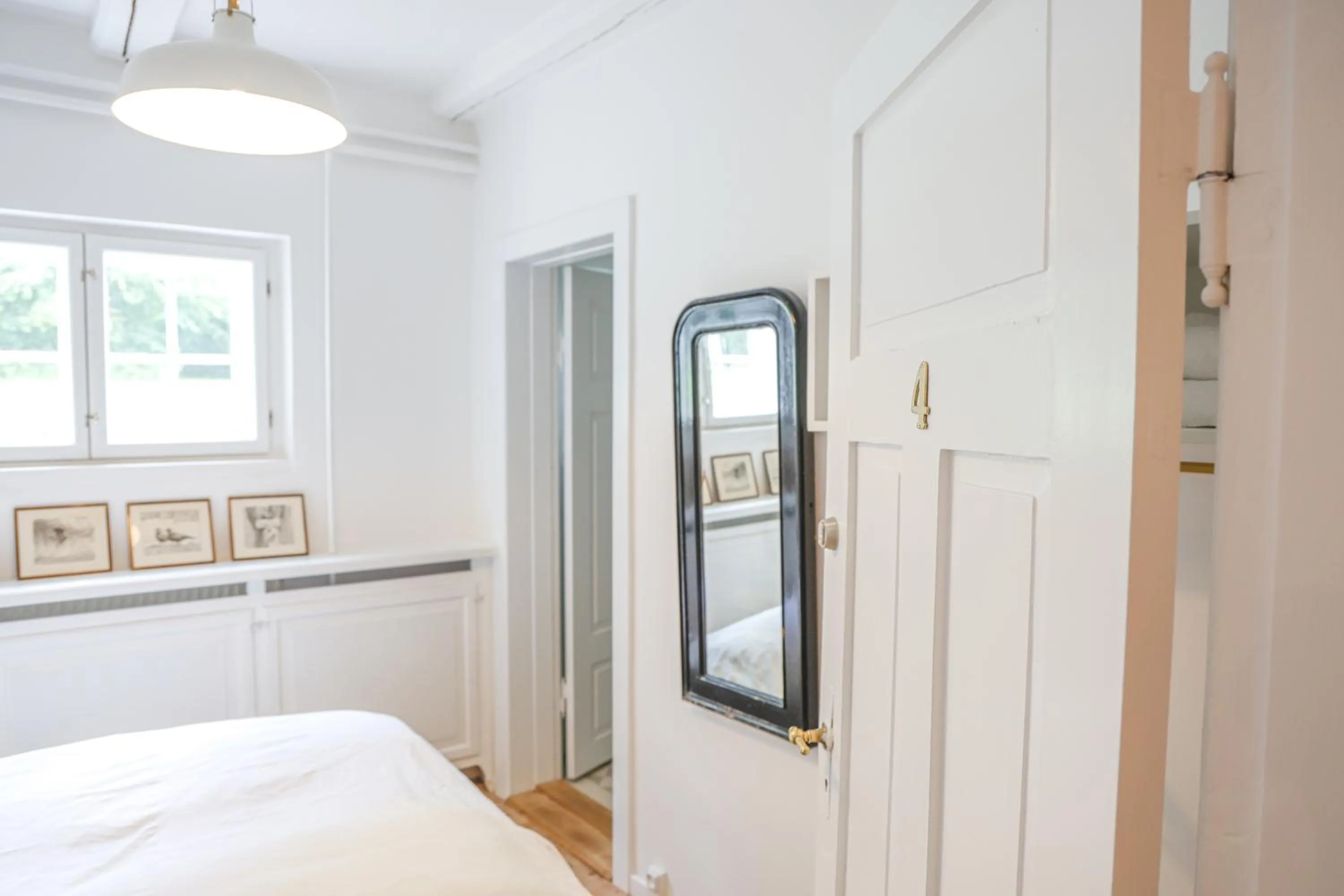 Bed in Lundsgaard Gods Badehotel