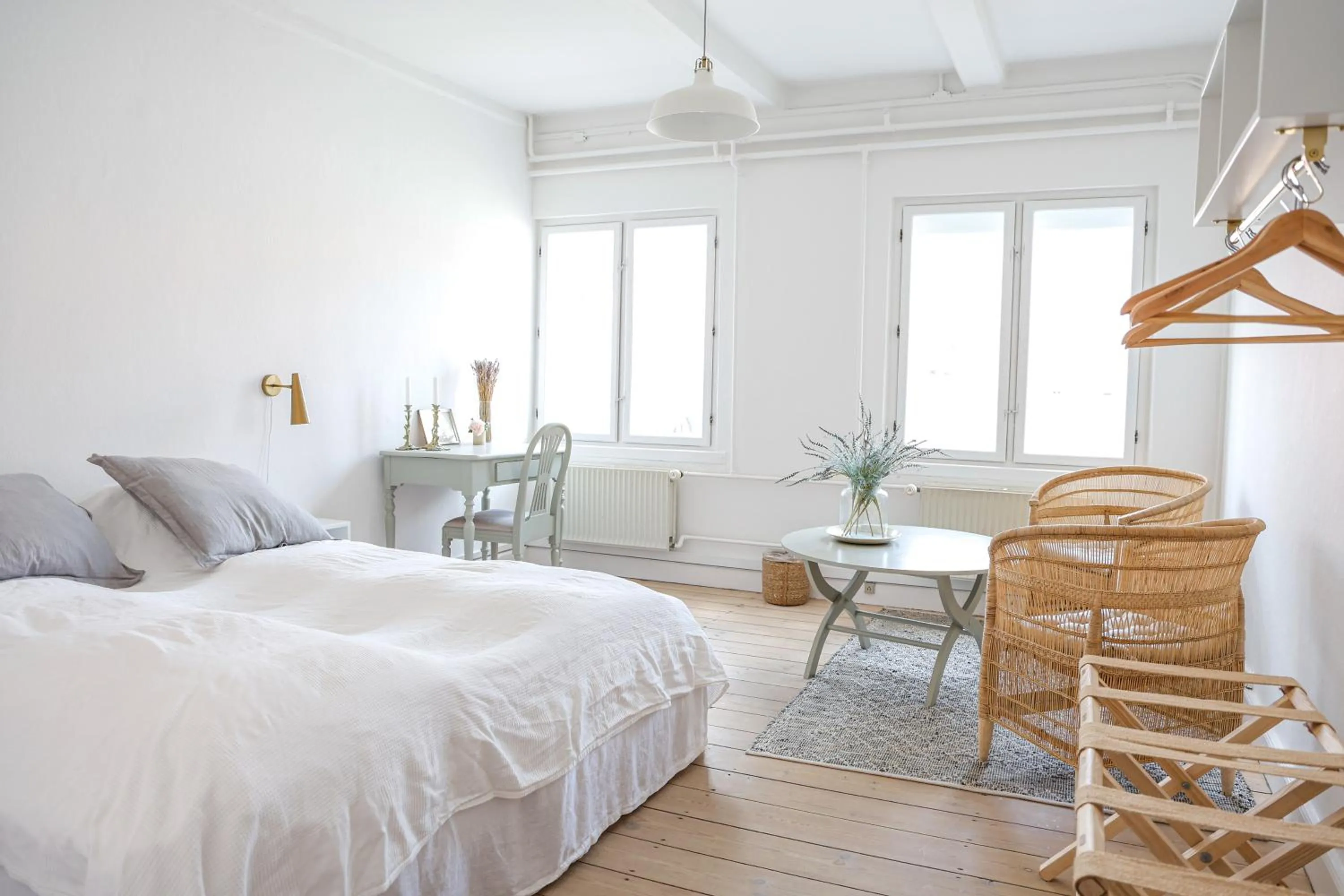 Bed in Lundsgaard Gods Badehotel