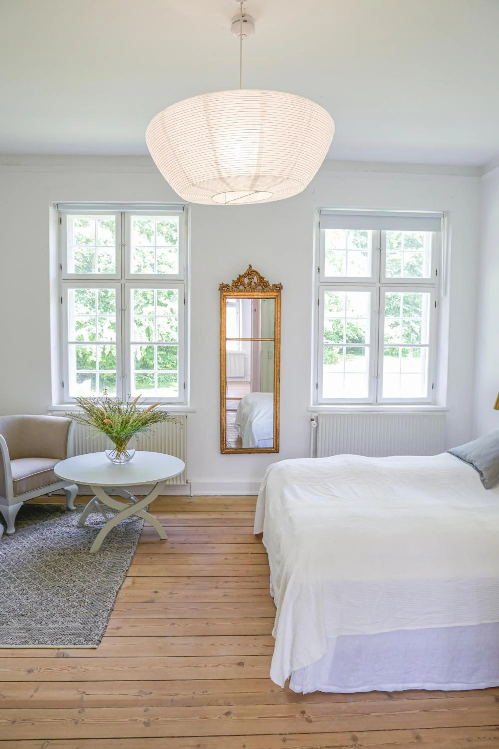 Bed in Lundsgaard Gods Badehotel