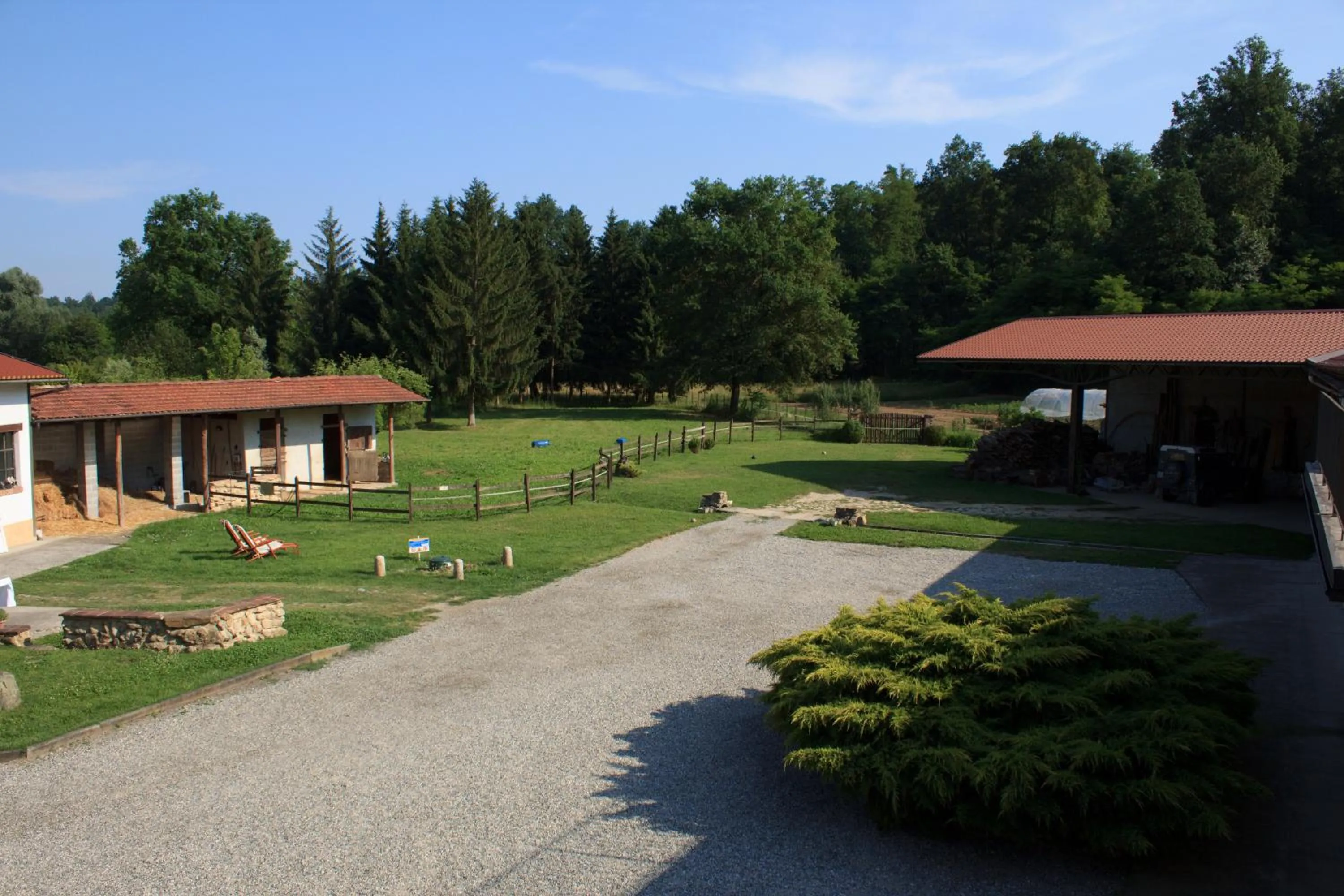 Garden view in B&B Lo Scudiero