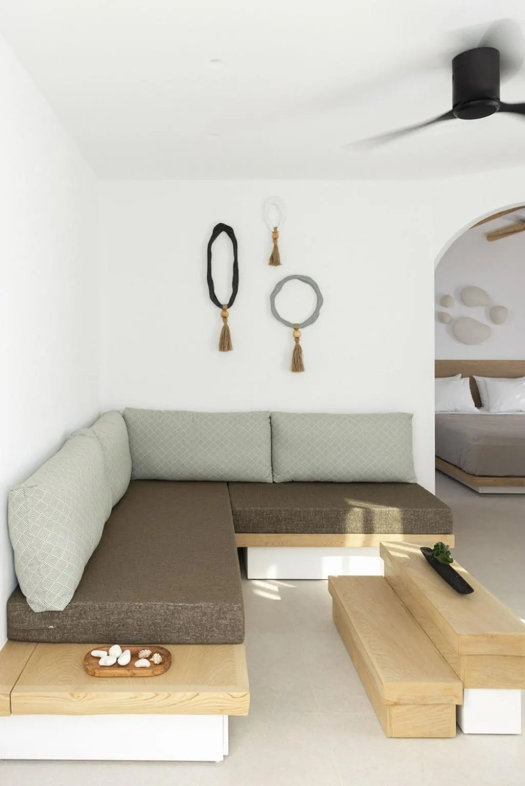 Seating area in Kalea Suites