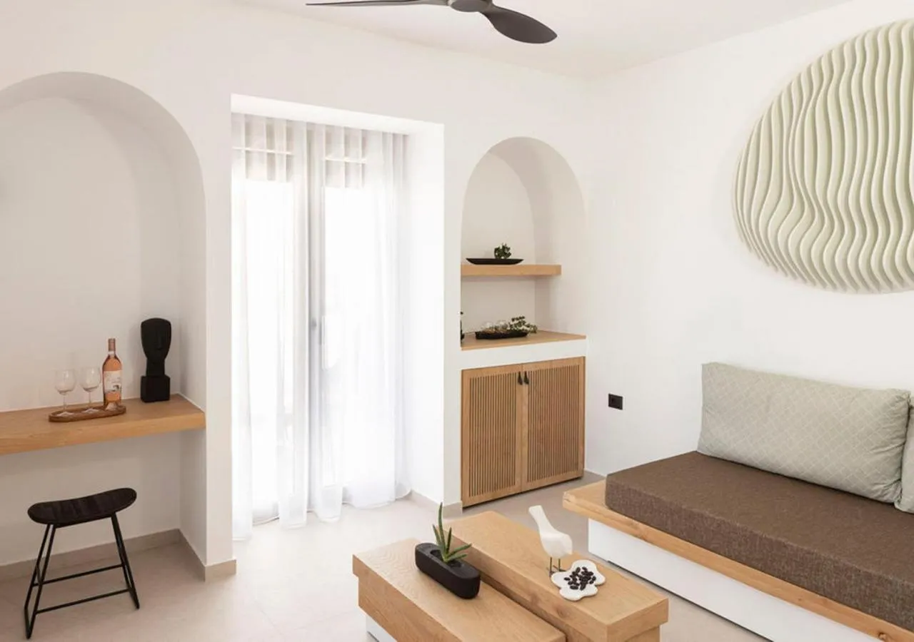 Seating area in Kalea Suites