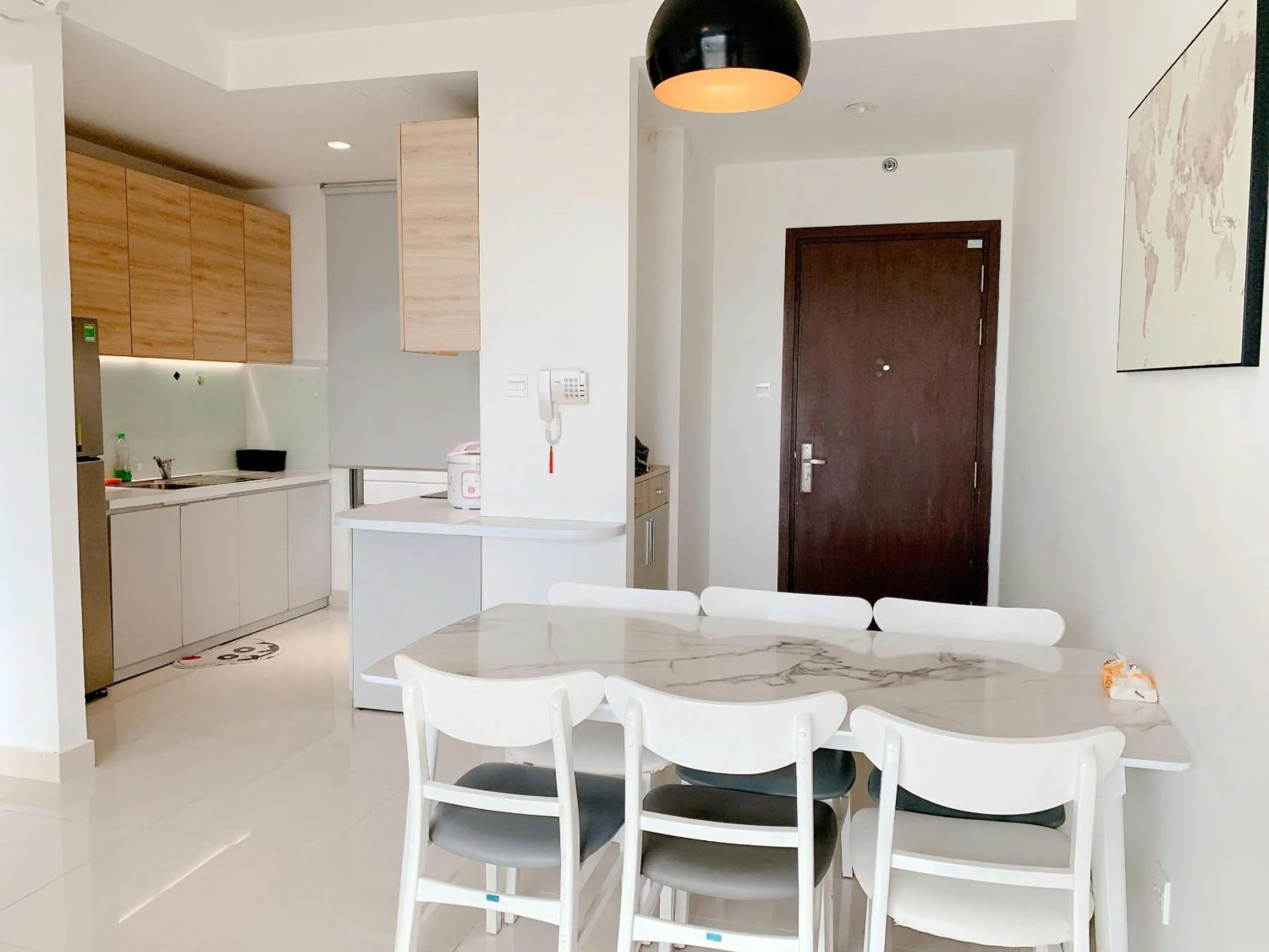 Kitchen or kitchenette in The Sun Avenue Serviced Apartment