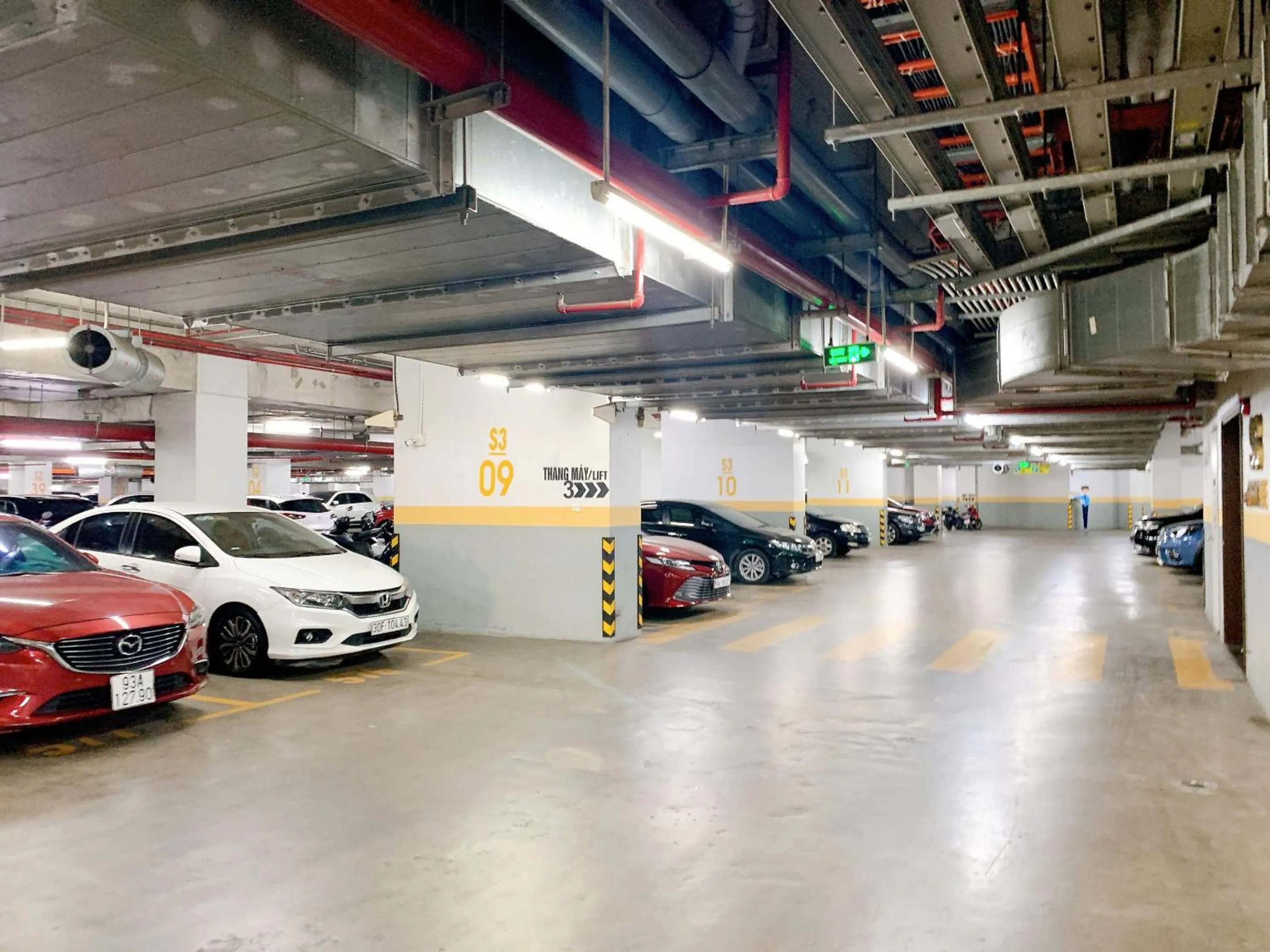 Parking in The Sun Avenue Serviced Apartment