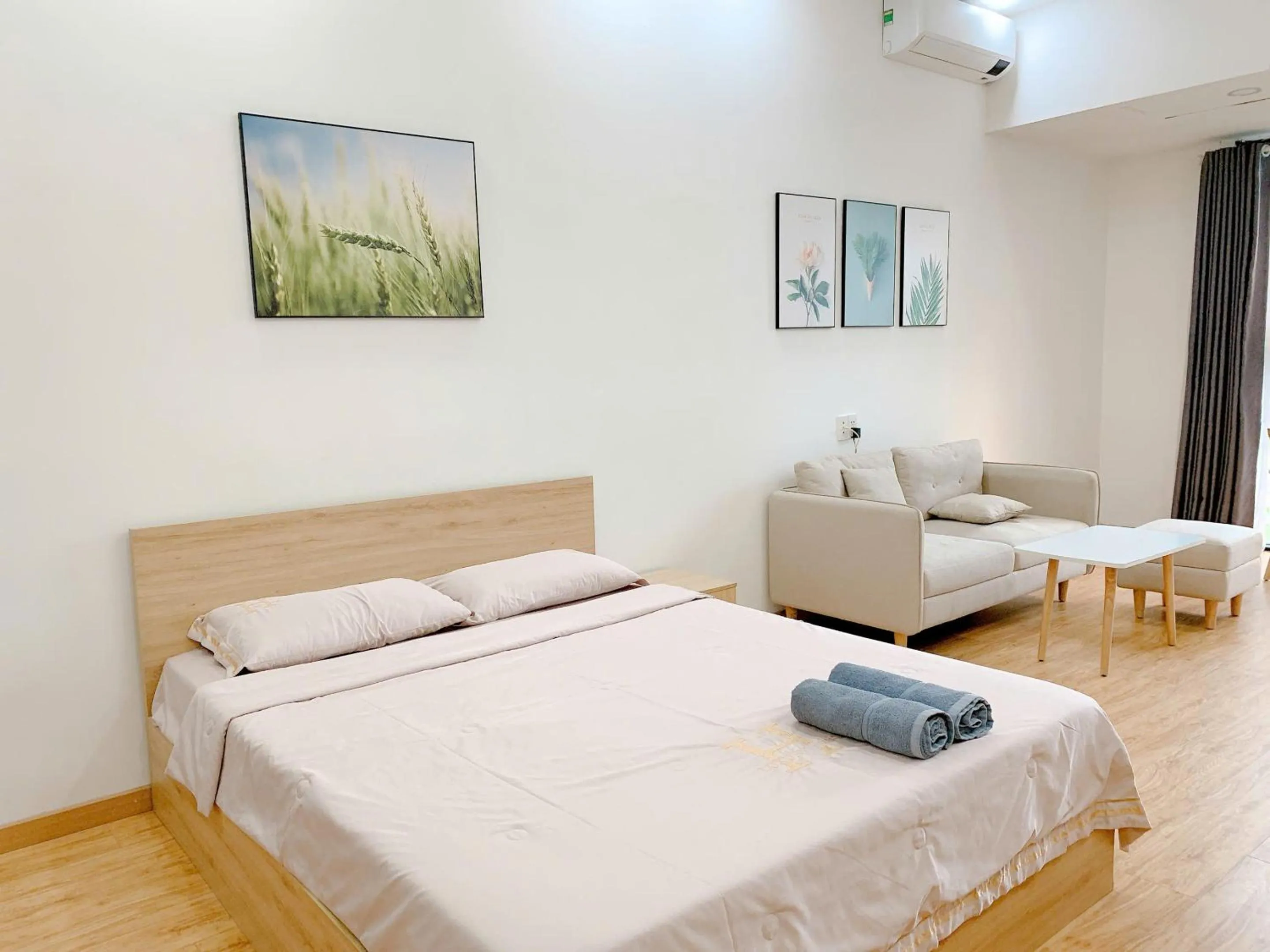 Bed in The Sun Avenue Serviced Apartment